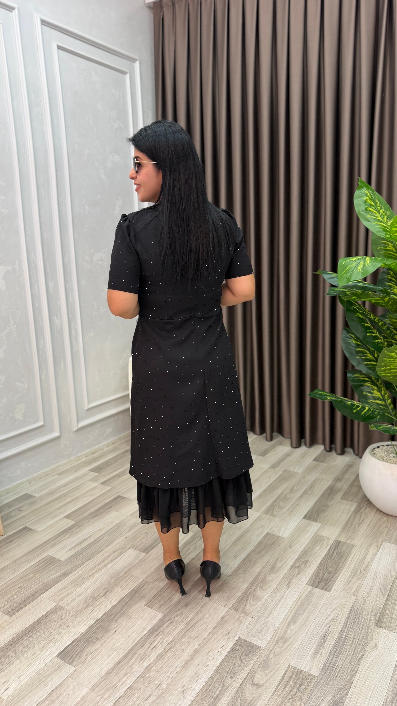 LAVERA COMFORT ELBİSE SİYAH