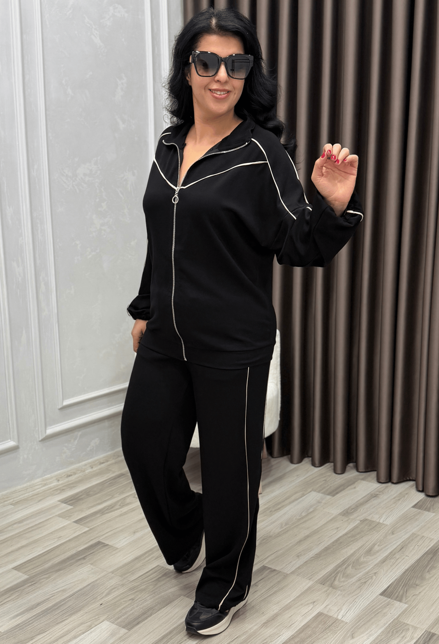 LINEA KONTRAST BİYELİ TAKIM SİYAH