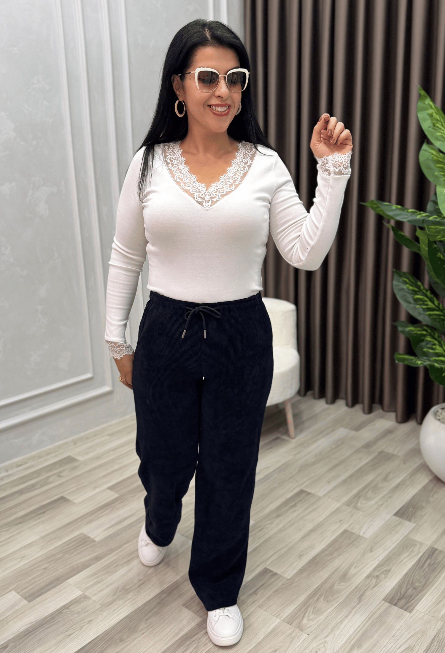 MILANO COMFORT İTALYAN KADİFE PANTOLON LACİVERT