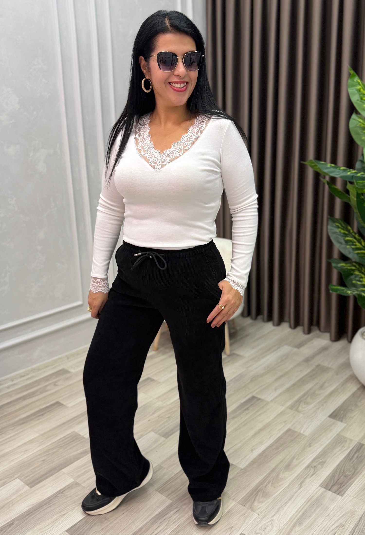 MILANO COMFORT İTALYAN KADİFE PANTOLON SİYAH
