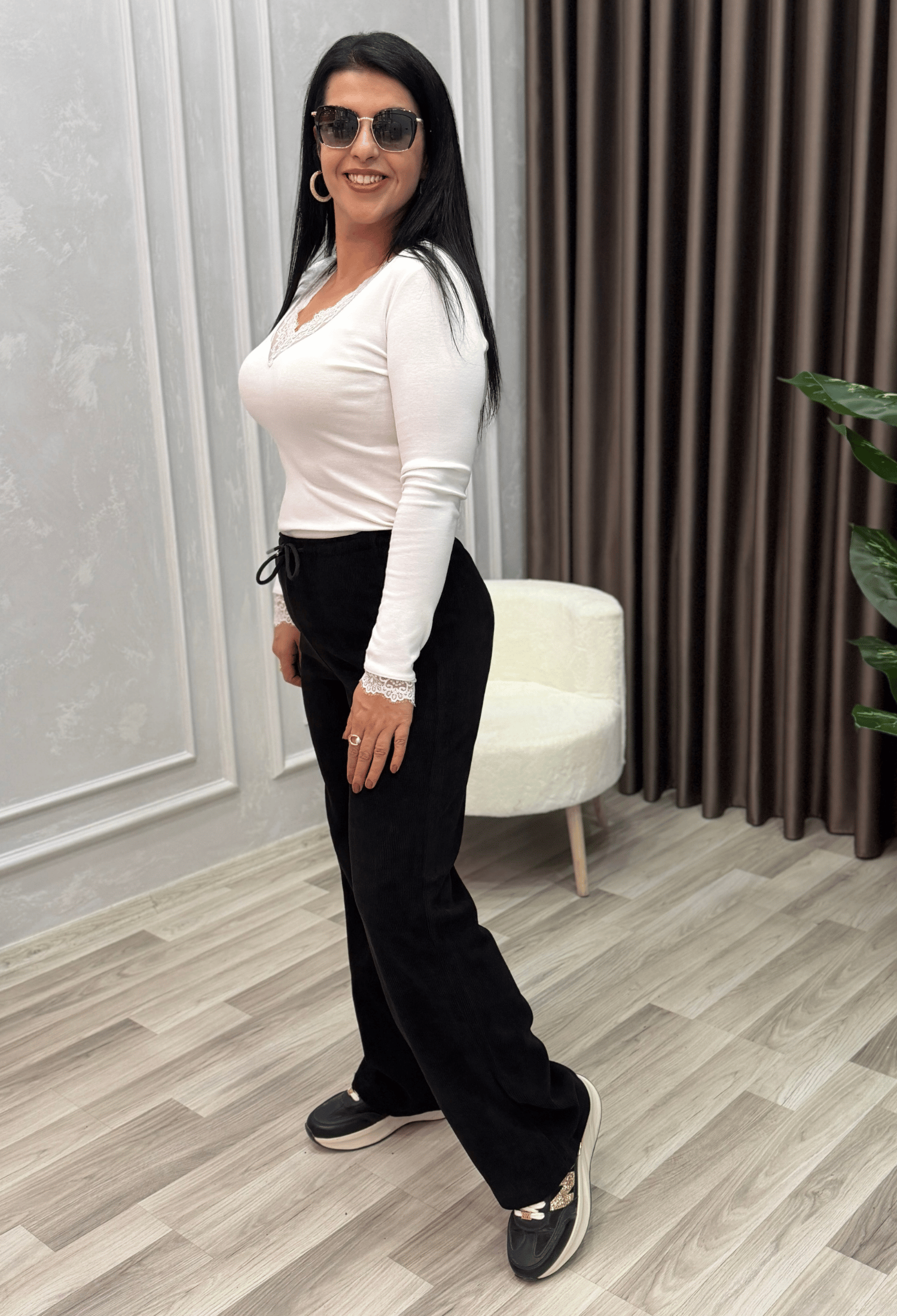 MILANO COMFORT İTALYAN KADİFE PANTOLON SİYAH