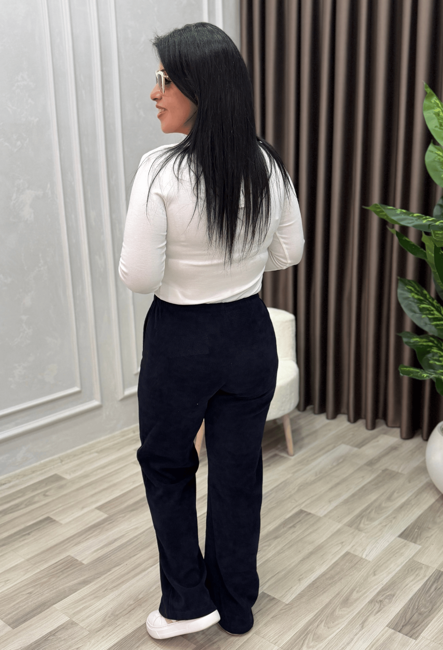 MILANO COMFORT İTALYAN KADİFE PANTOLON LACİVERT