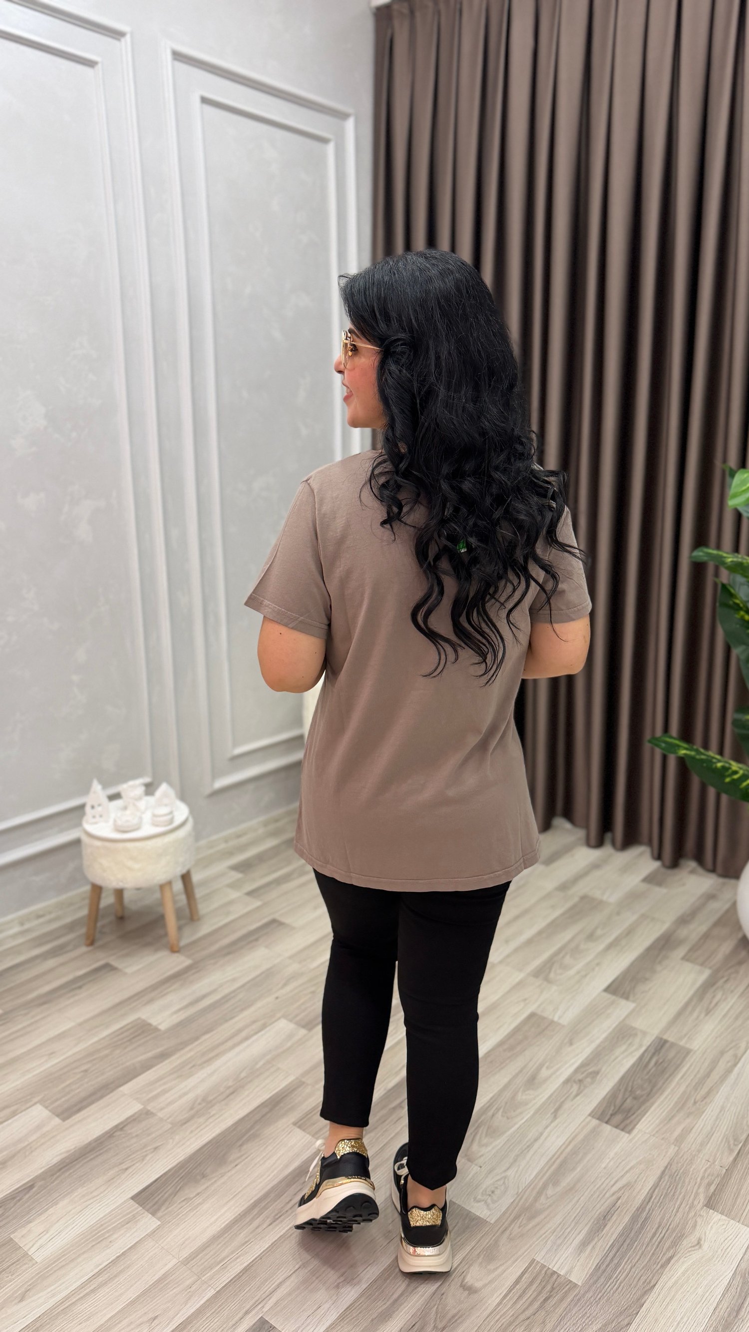 MONA BELLA DROP & PAYET TSHIRT VİZON