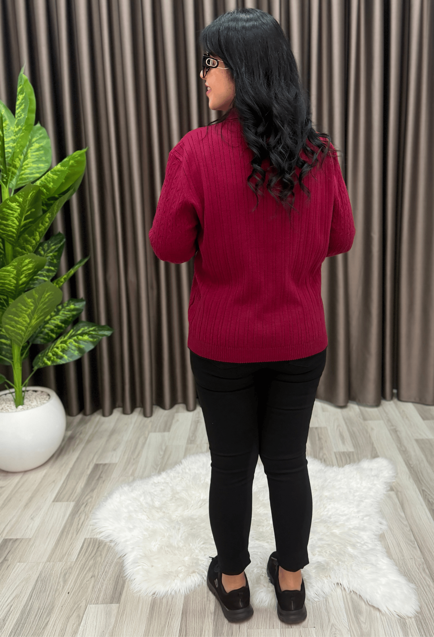 MONA KAŞMİR ELİT TRİKO BORDO