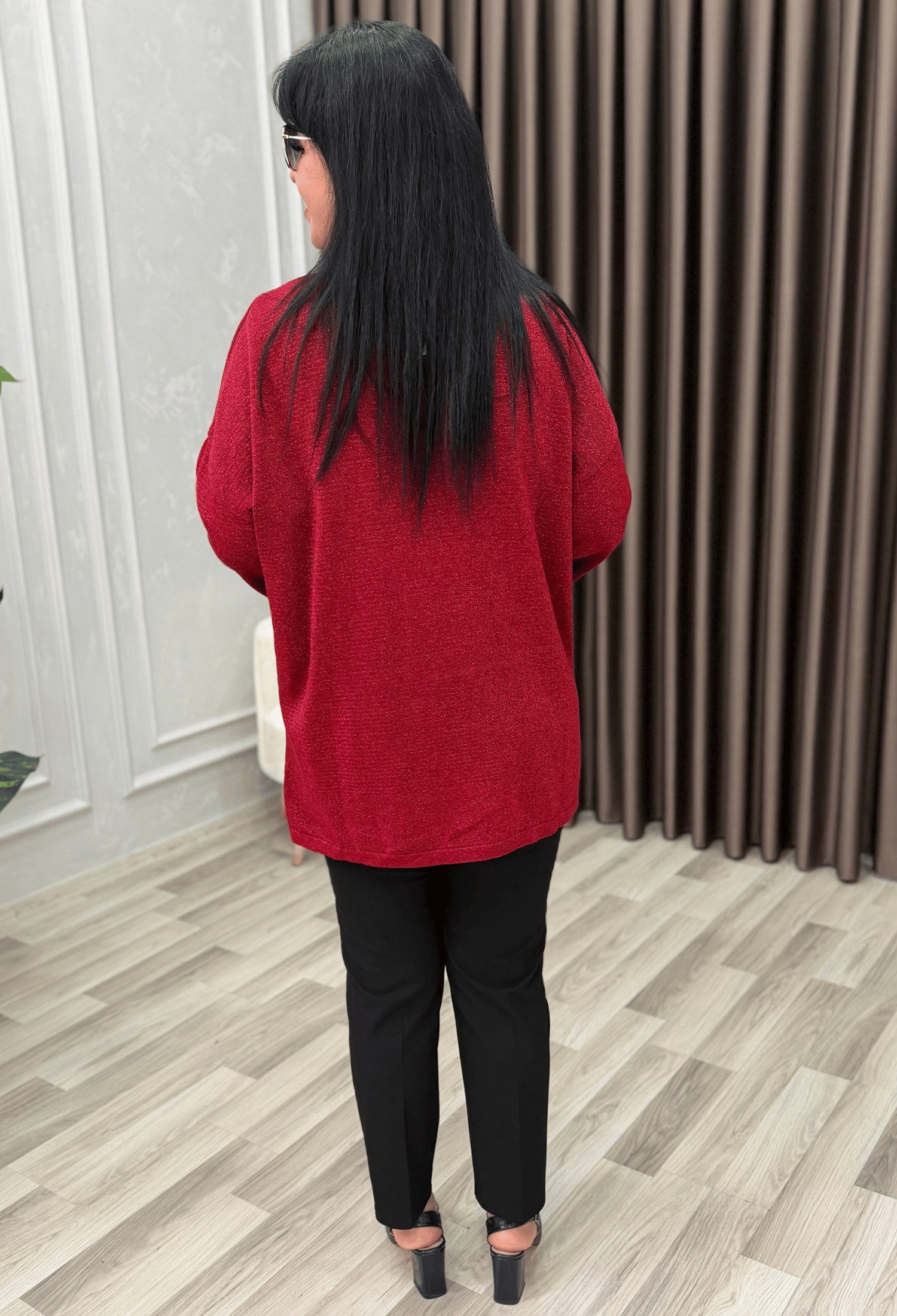 NADIA ELİT TRİKO BLUZ BORDO