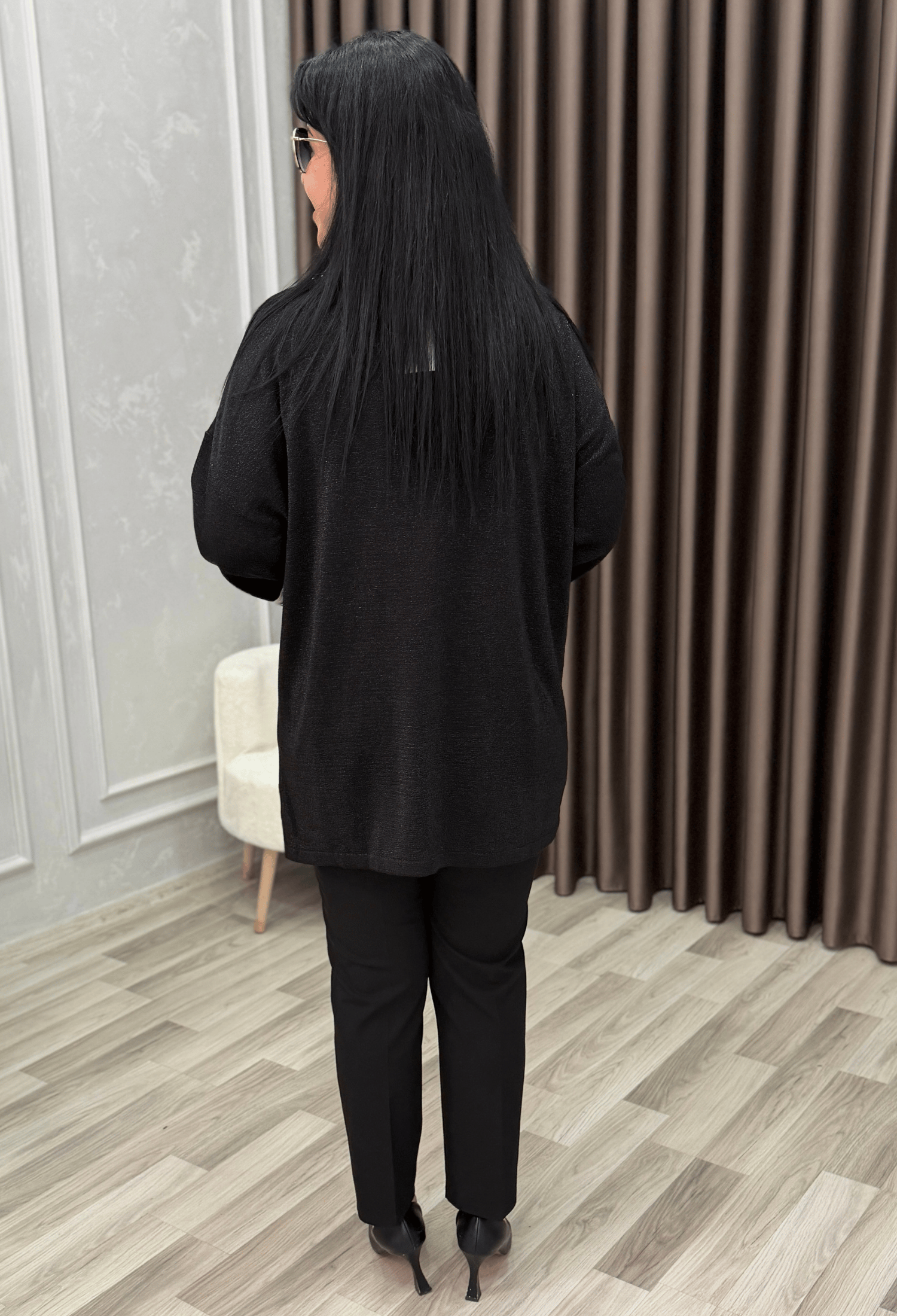 NADIA ELİT TRİKO BLUZ SİYAH