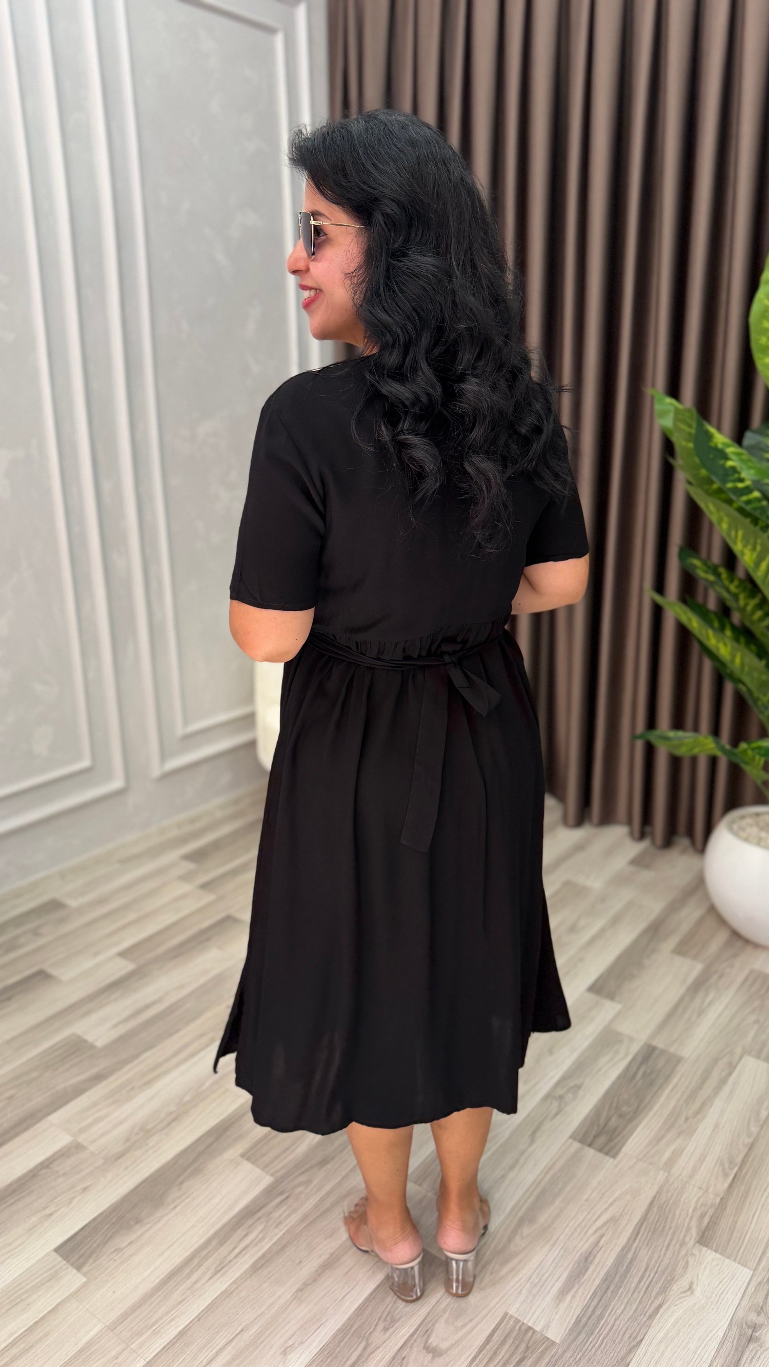 NATURAL TOUCH ELBİSE SİYAH