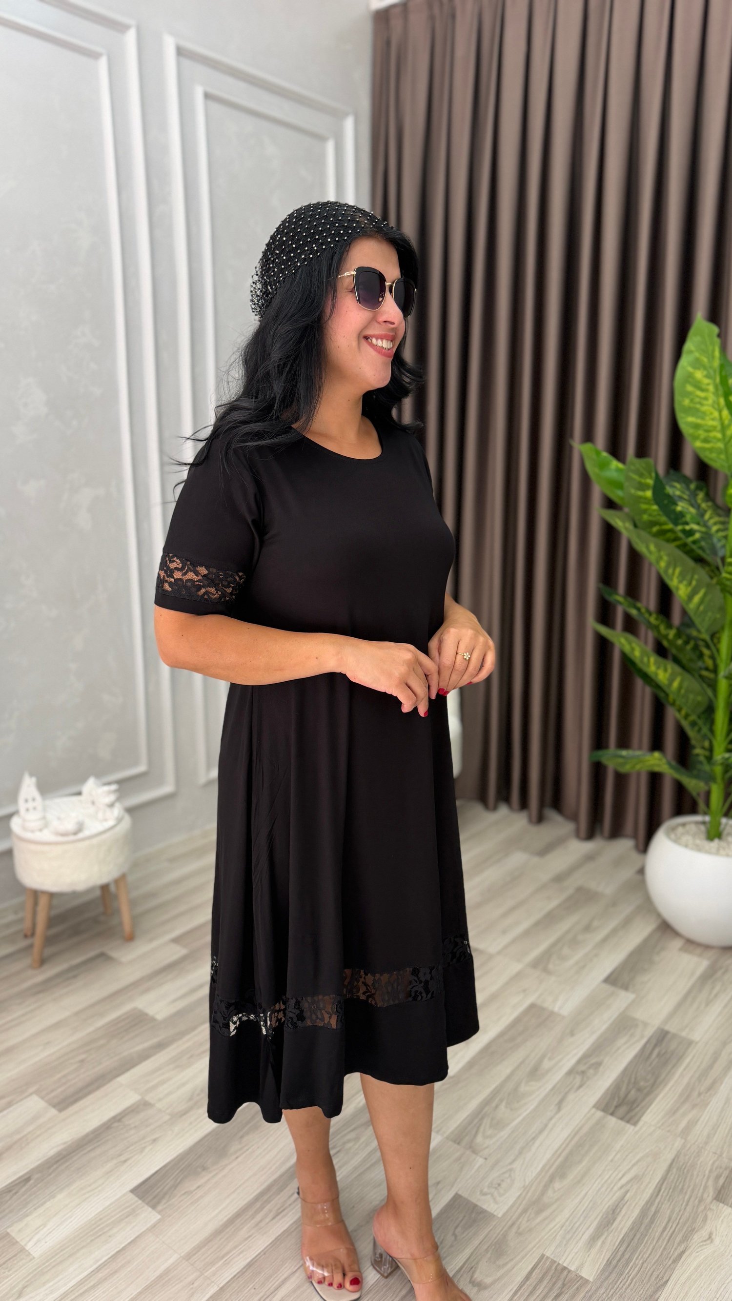 NOIR ELEGANCE ELBİSE SİYAH
