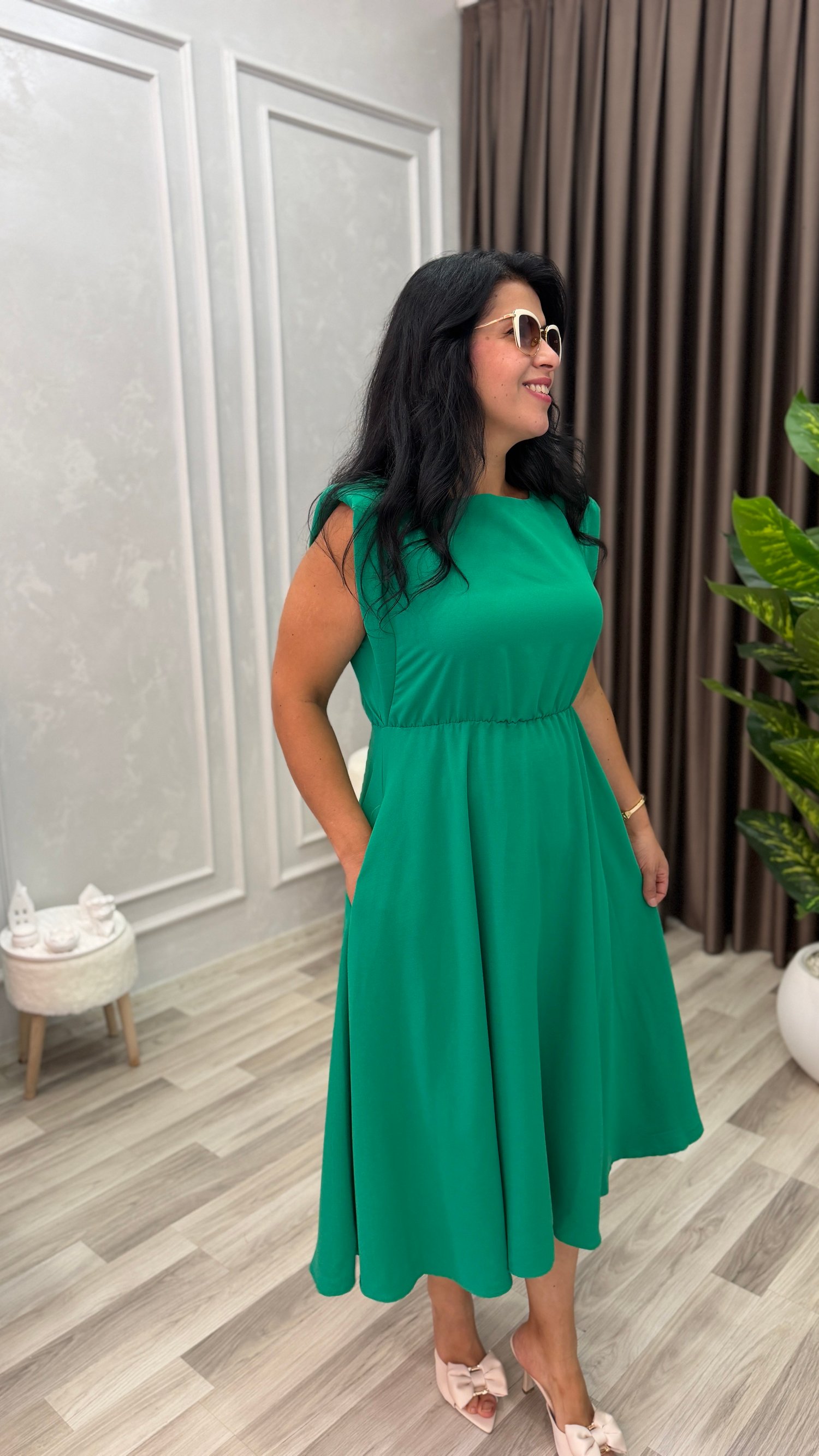 PRIME ELEGANCE ELBİSE YEŞİL