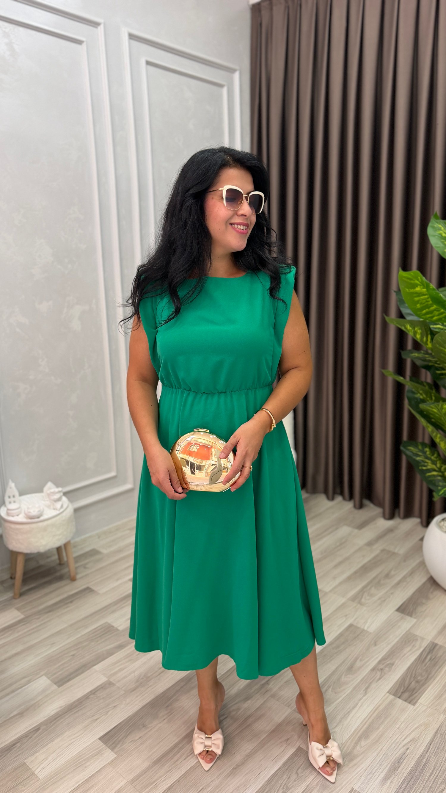 PRIME ELEGANCE ELBİSE YEŞİL