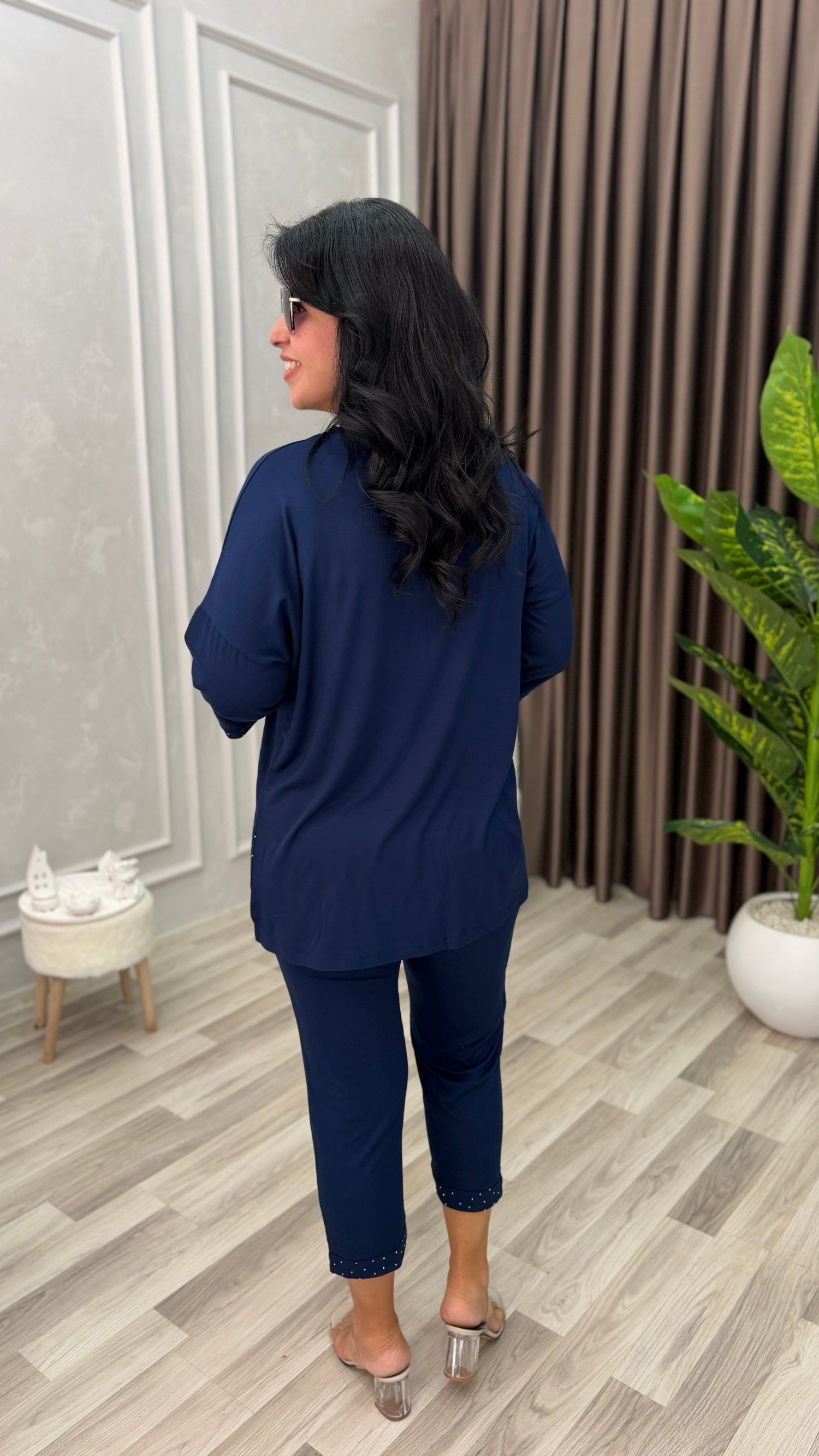 QUEEN COMFORT TAKIM LACİVERT                                                                                                                                                                                                                 