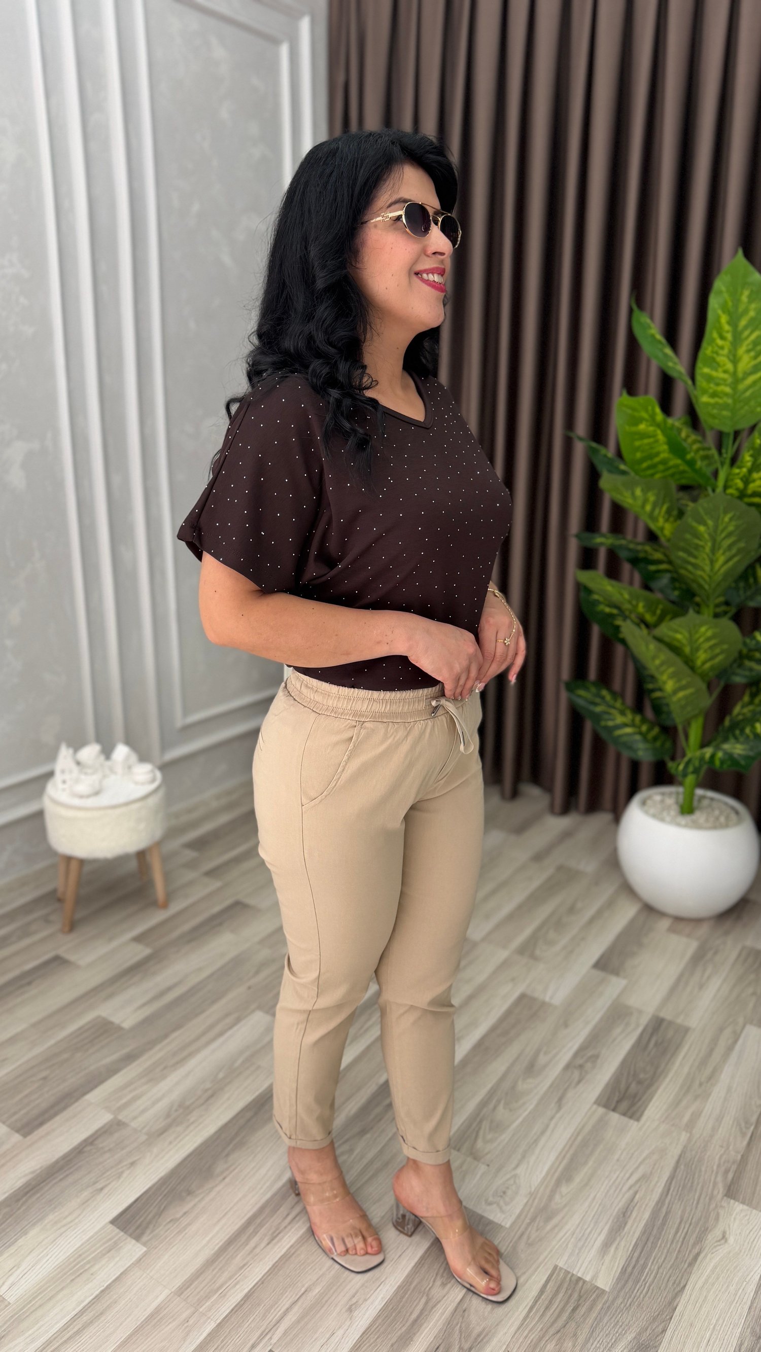 RELAX AURA DUBLE PAÇA PREMIUM PANTOLON KREM (BEJ)