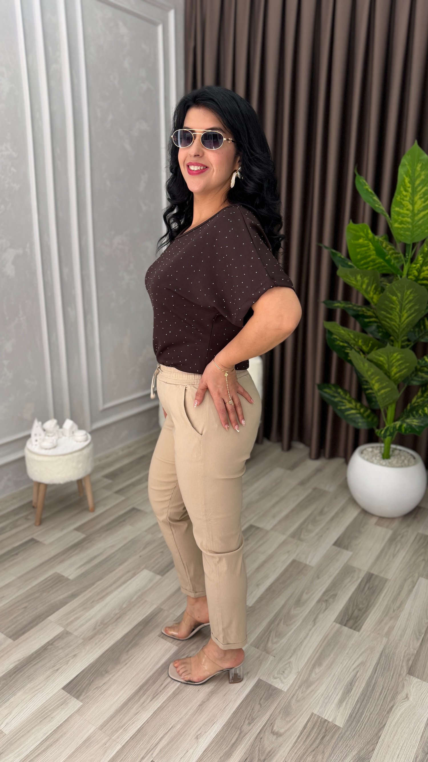 RELAX AURA DUBLE PAÇA PREMIUM PANTOLON KREM (BEJ)