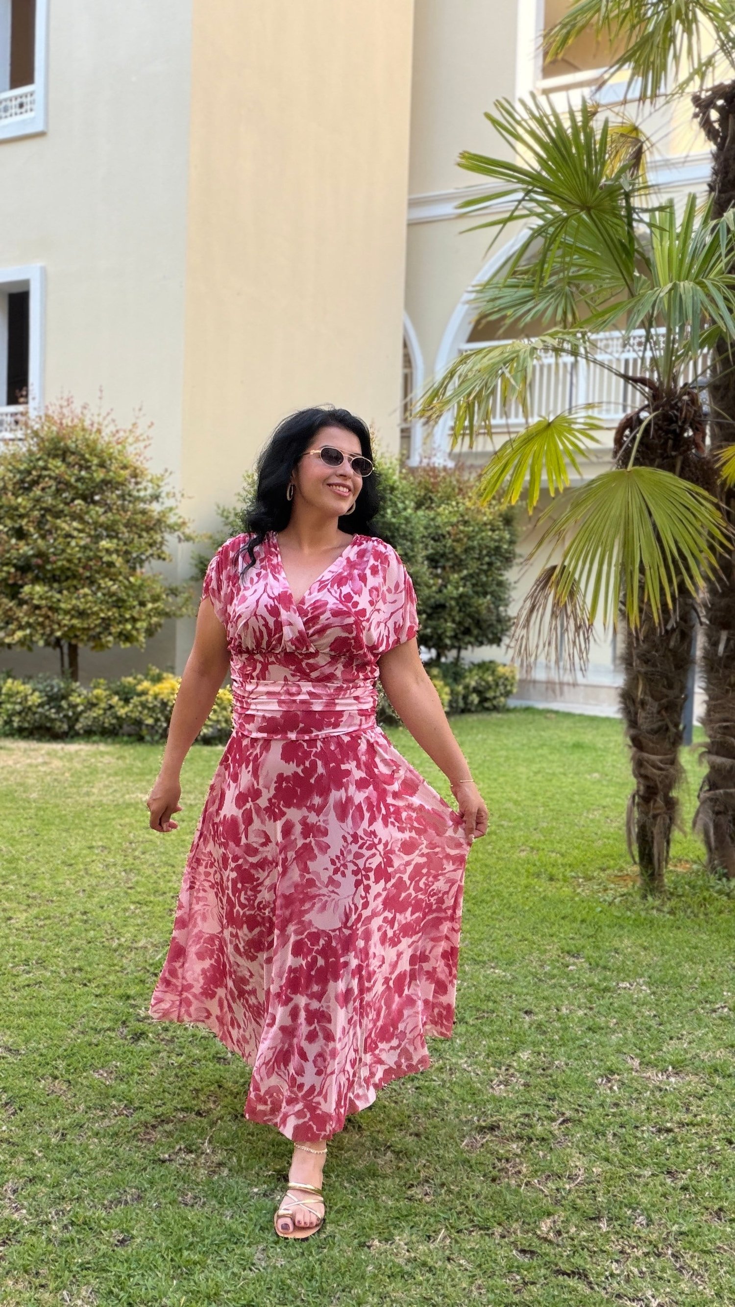 RIVA COMFORT ELBİSE PEMBE