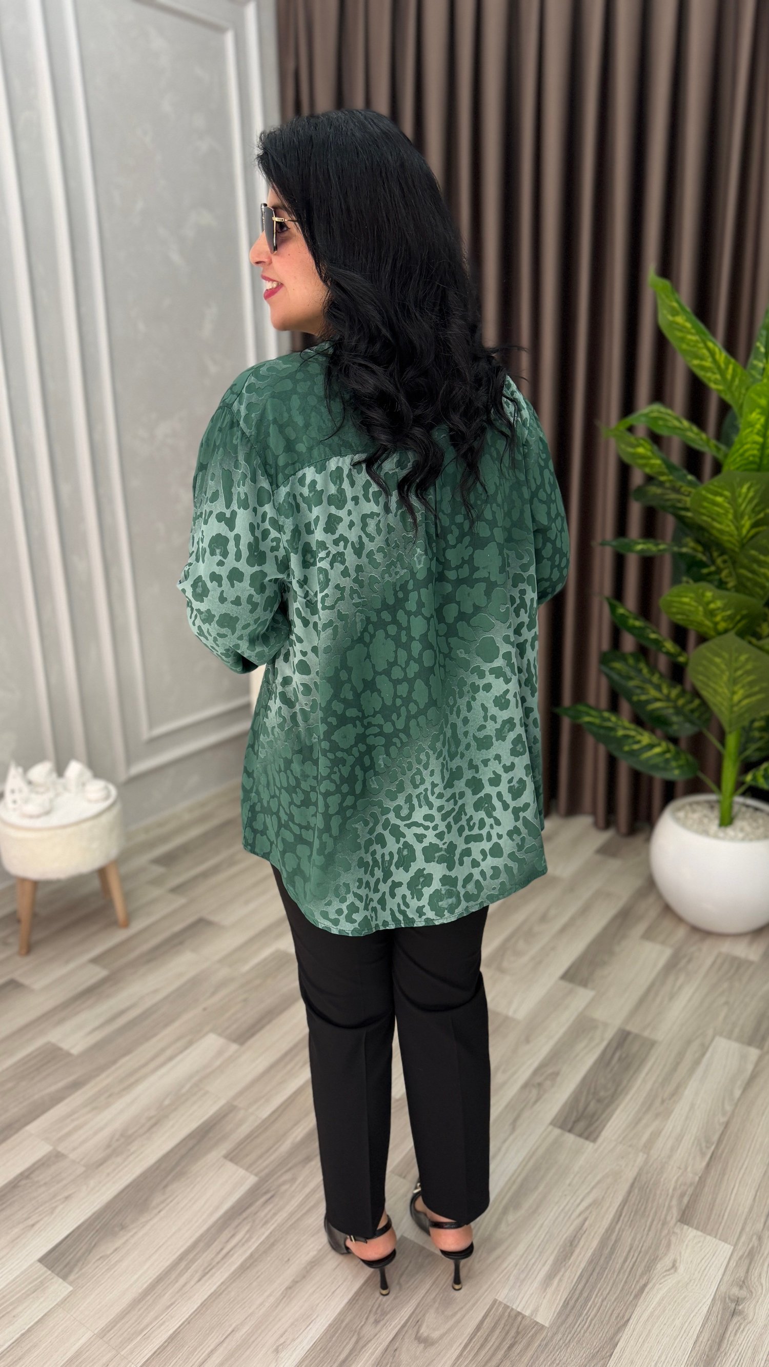 SIMPLE ELEGANCE BLUZ YEŞİL