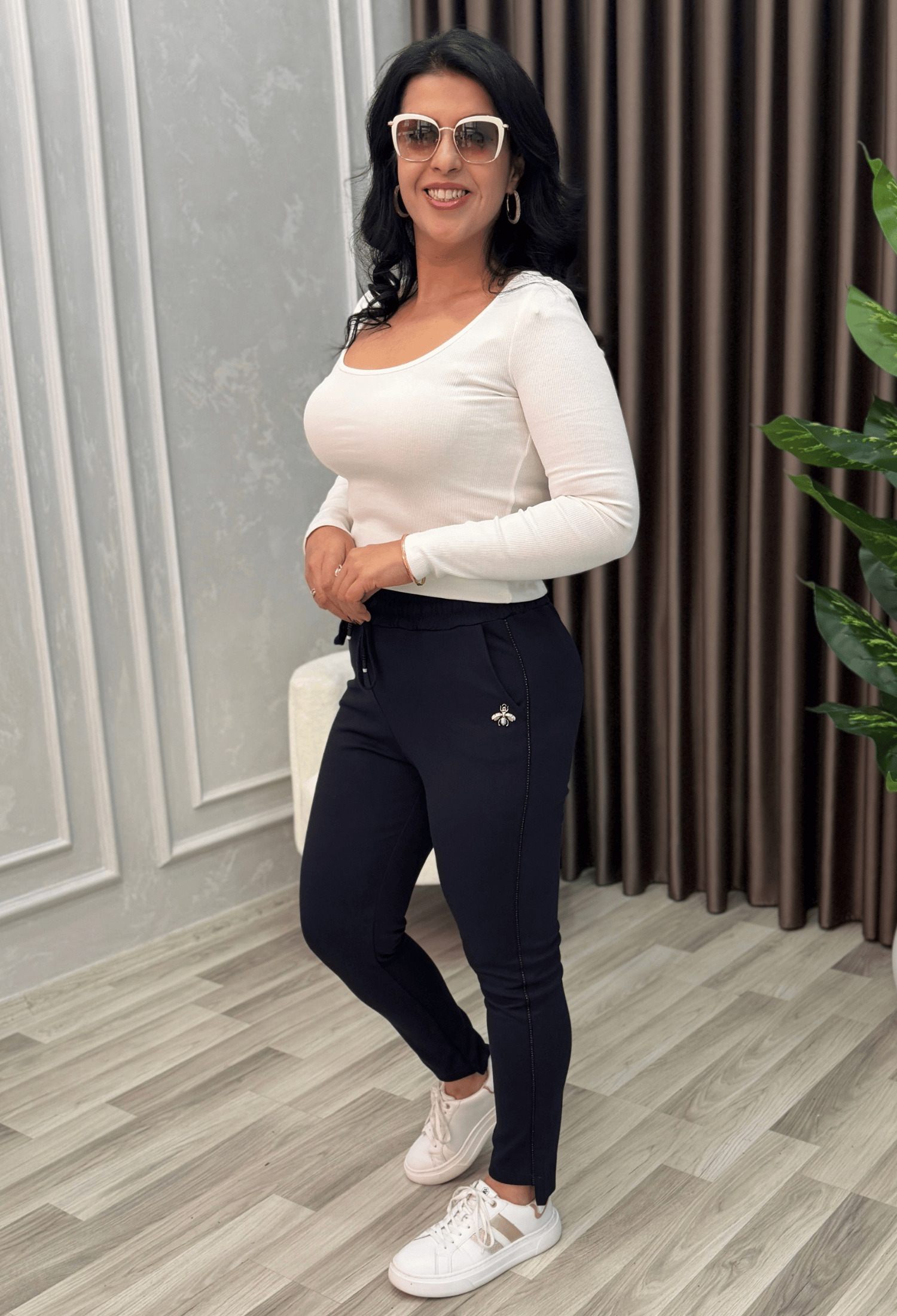 SOFT LINE PREMIUM ARILI PANTOLON LACİVERT