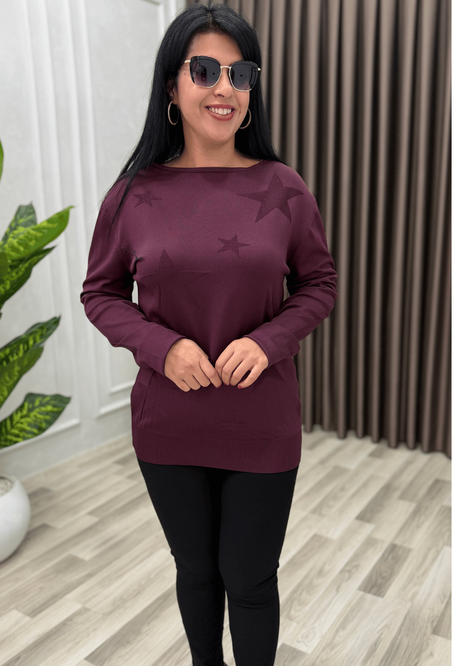 STAR DESENLİ MERSERİZE TRİKO MÜRDÜM