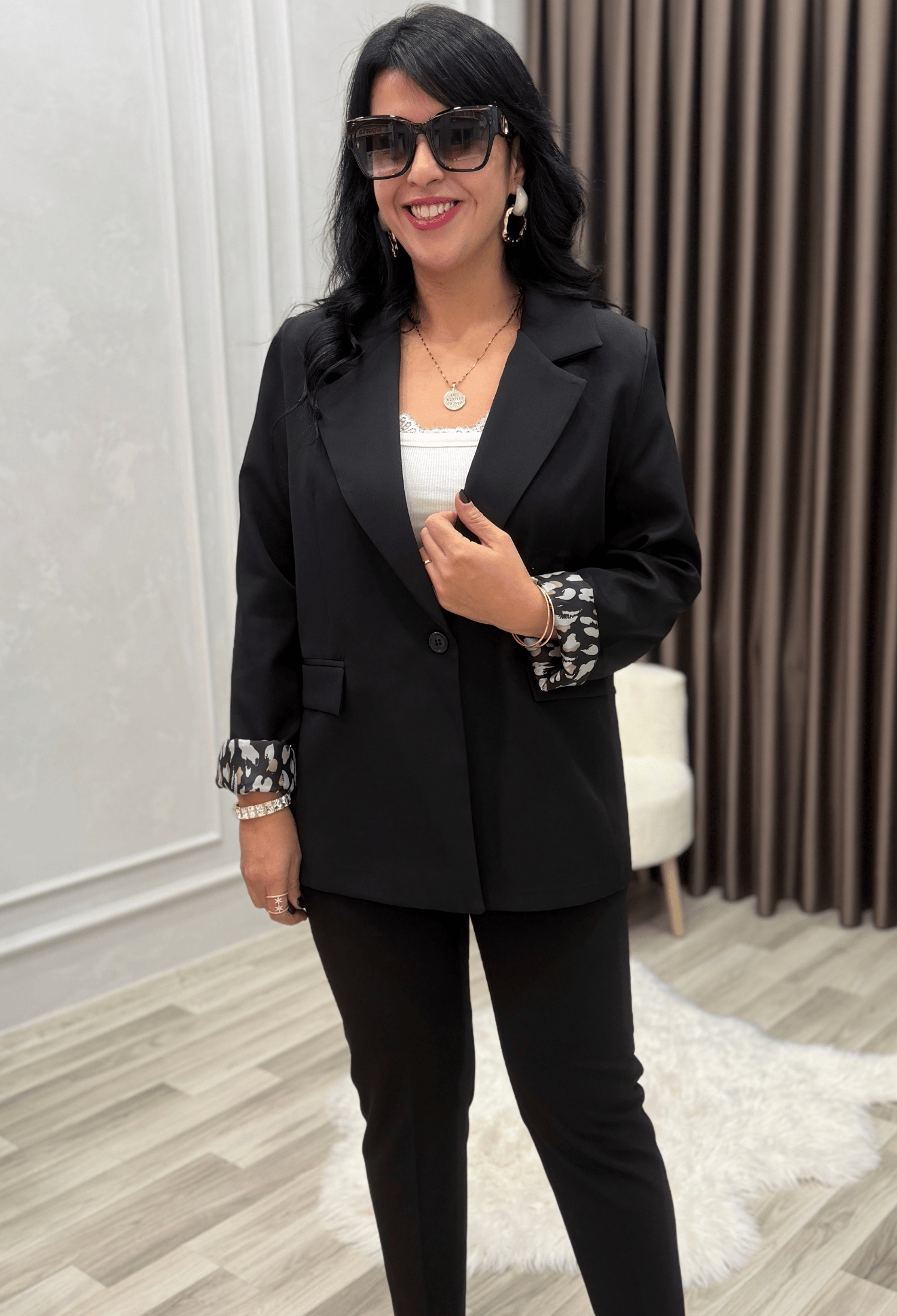 Stilora Blazer Ceket Siyah