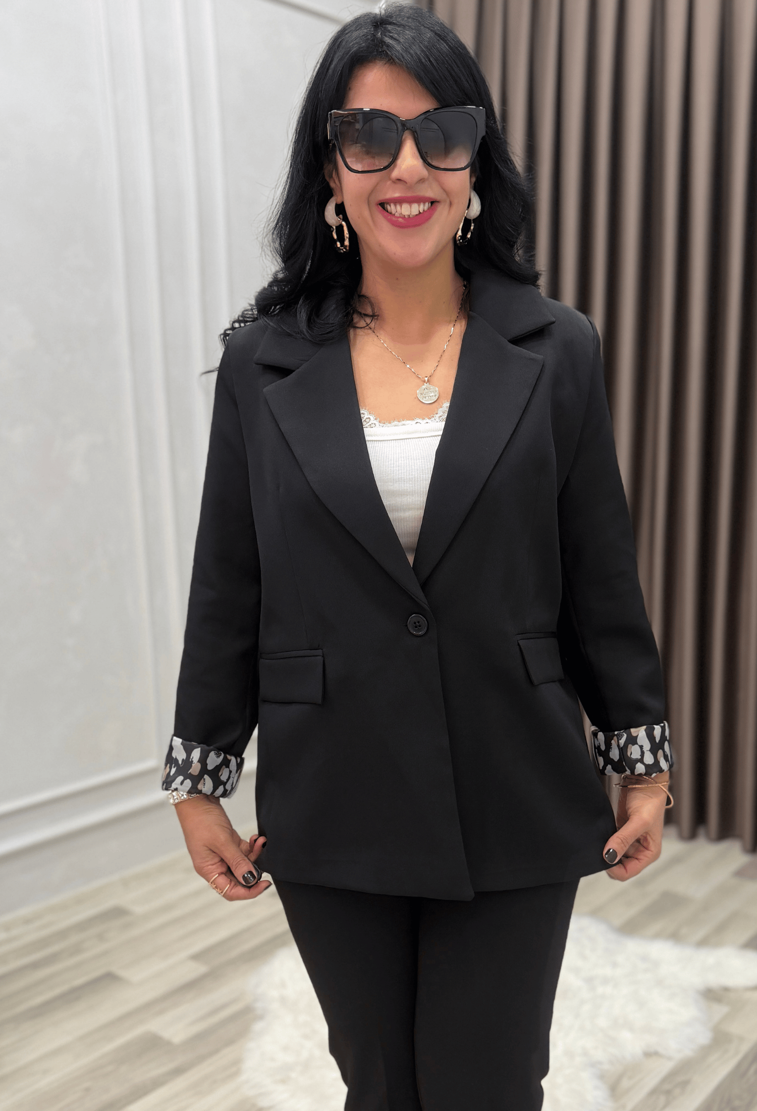 Stilora Blazer Ceket Siyah