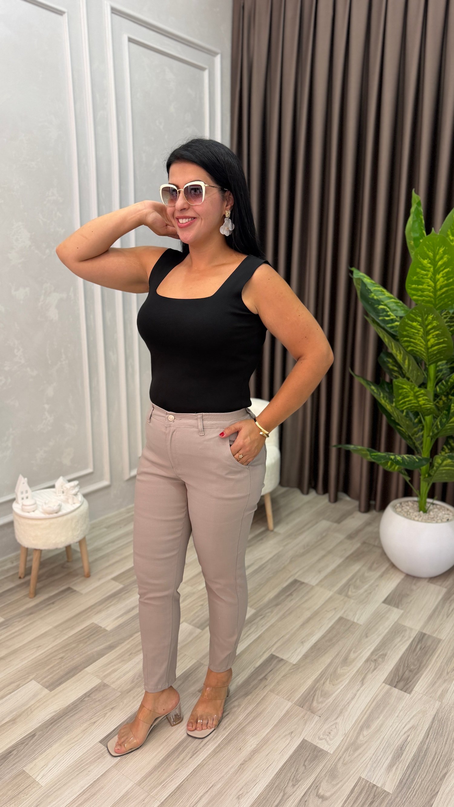 VELLUTO COMFORT PREMIUM PANTOLON BEJ