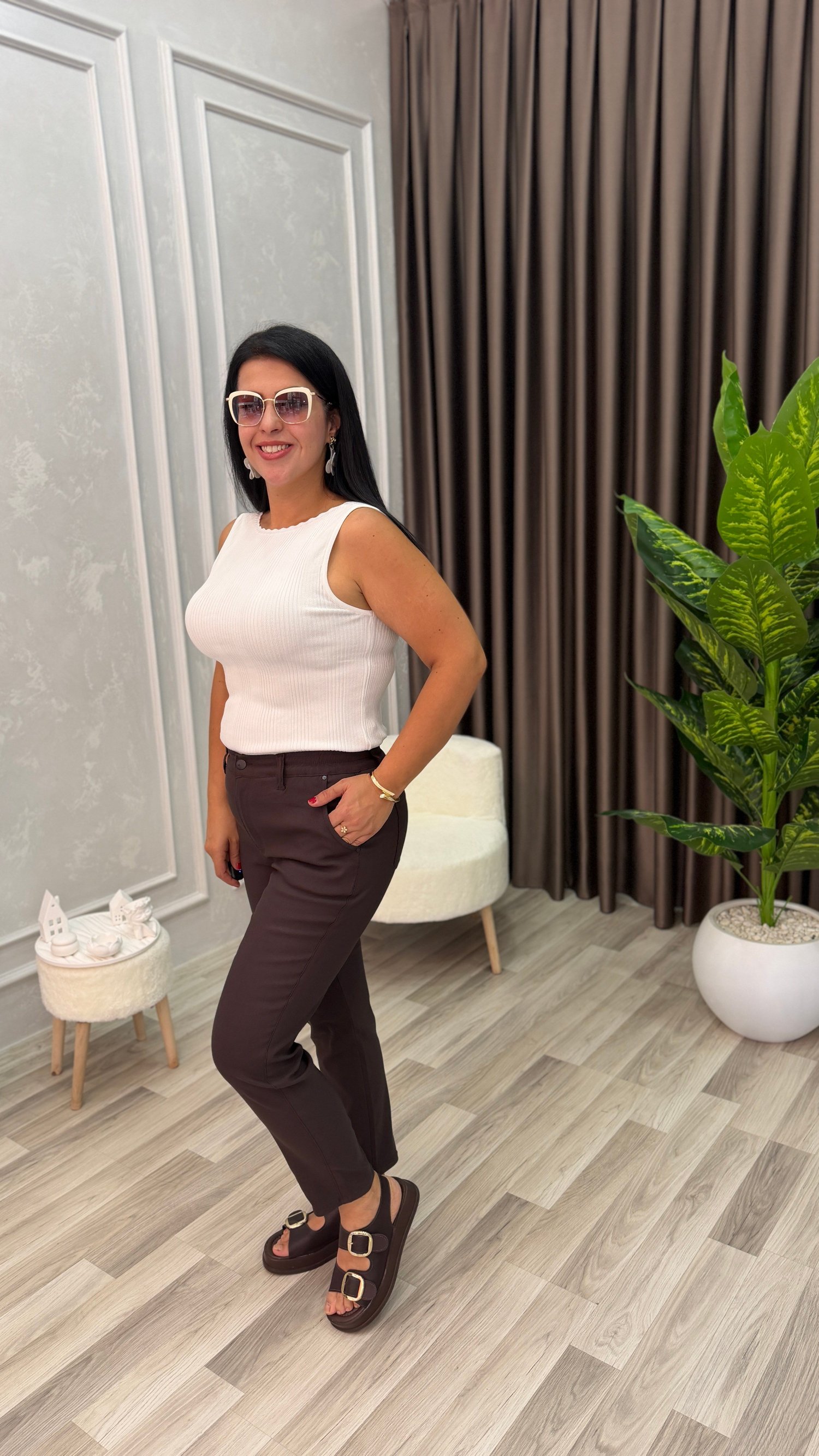 VELLUTO COMFORT PREMIUM PANTOLON KAHVERENGİ