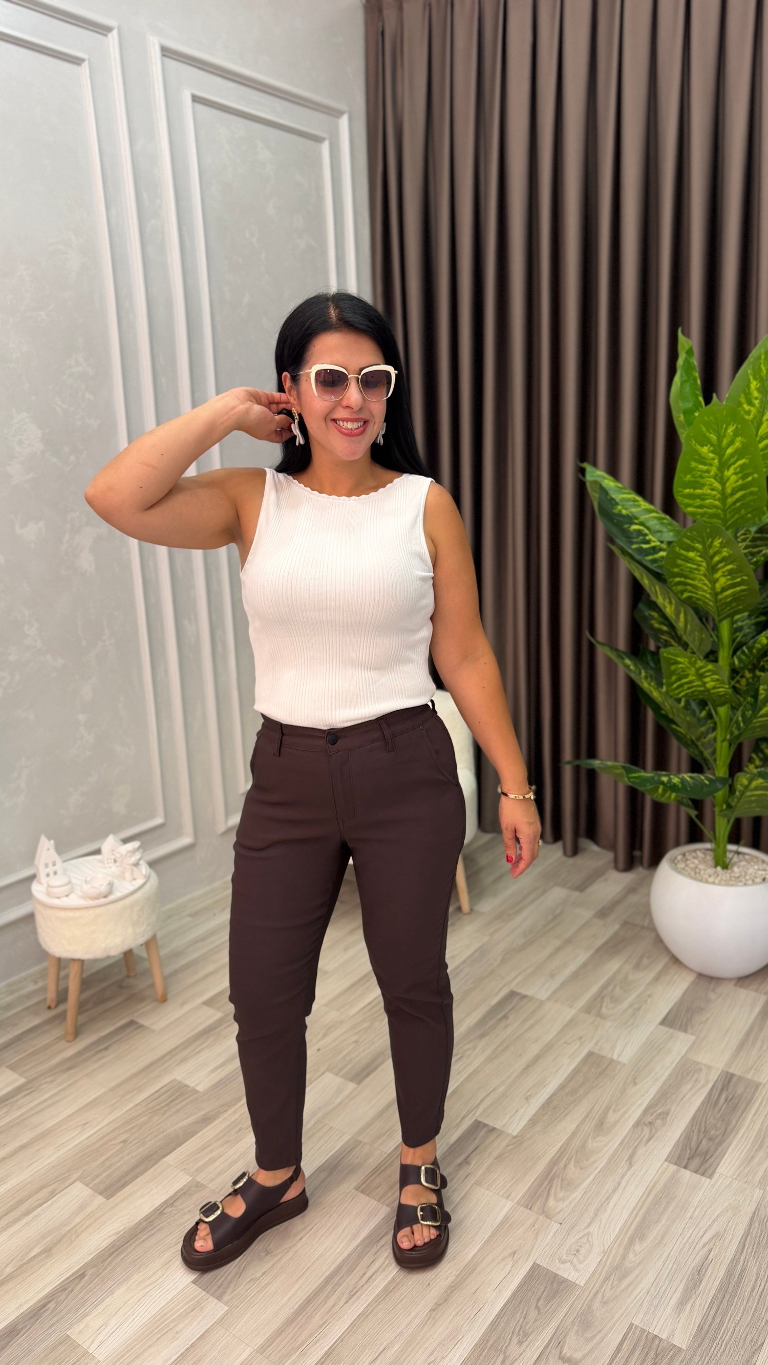 VELLUTO COMFORT PREMIUM PANTOLON KAHVERENGİ