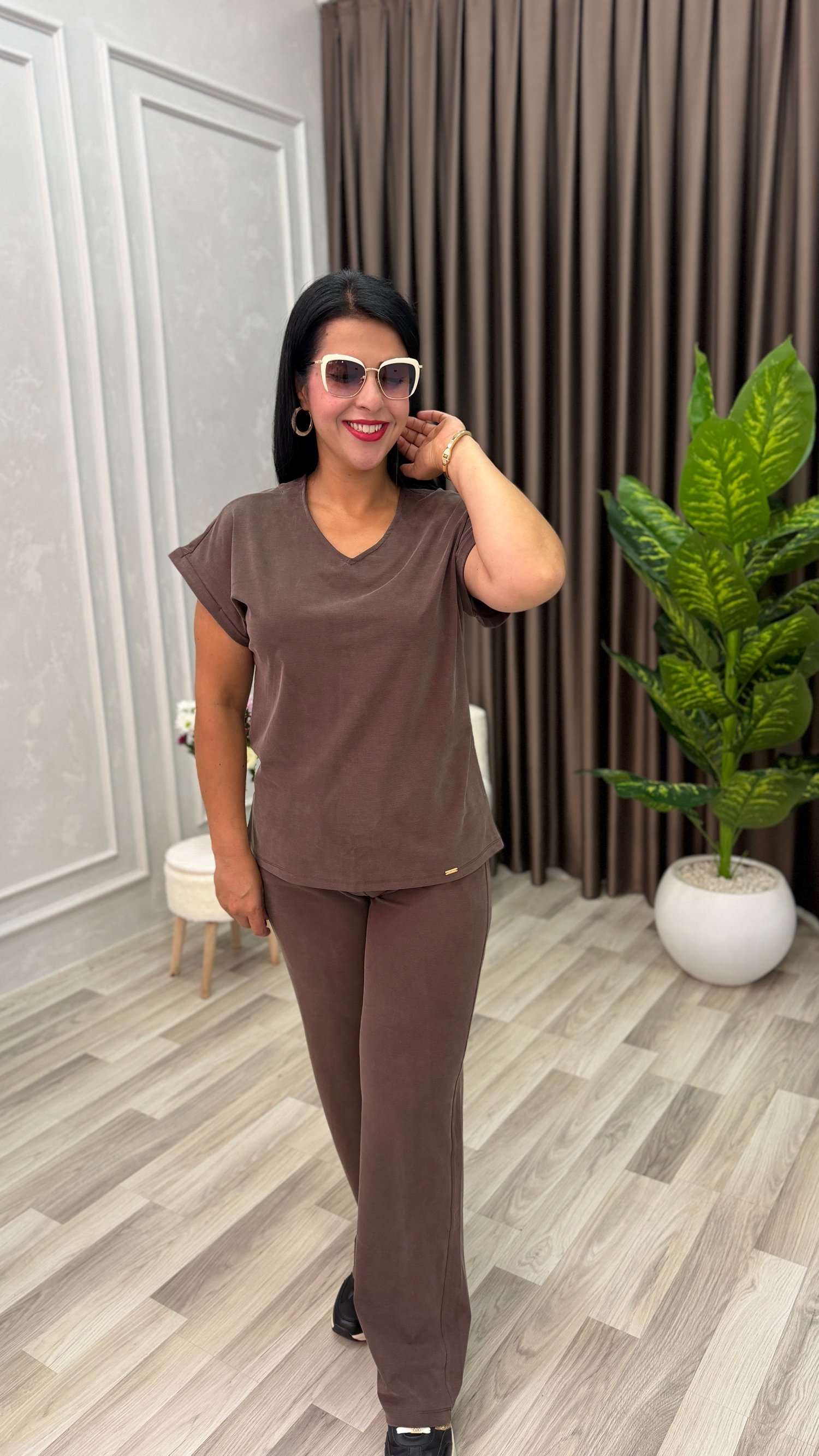 VIONA PREMIUM TAKIM KAHVERENGİ