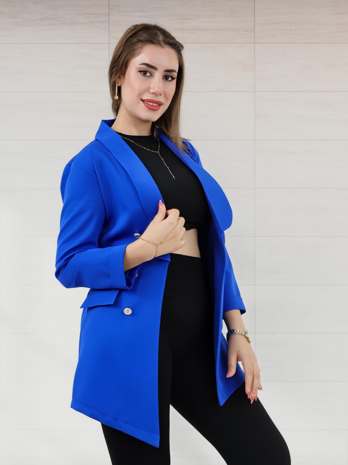 Şal Yaka Blazer Ceket Lacivert