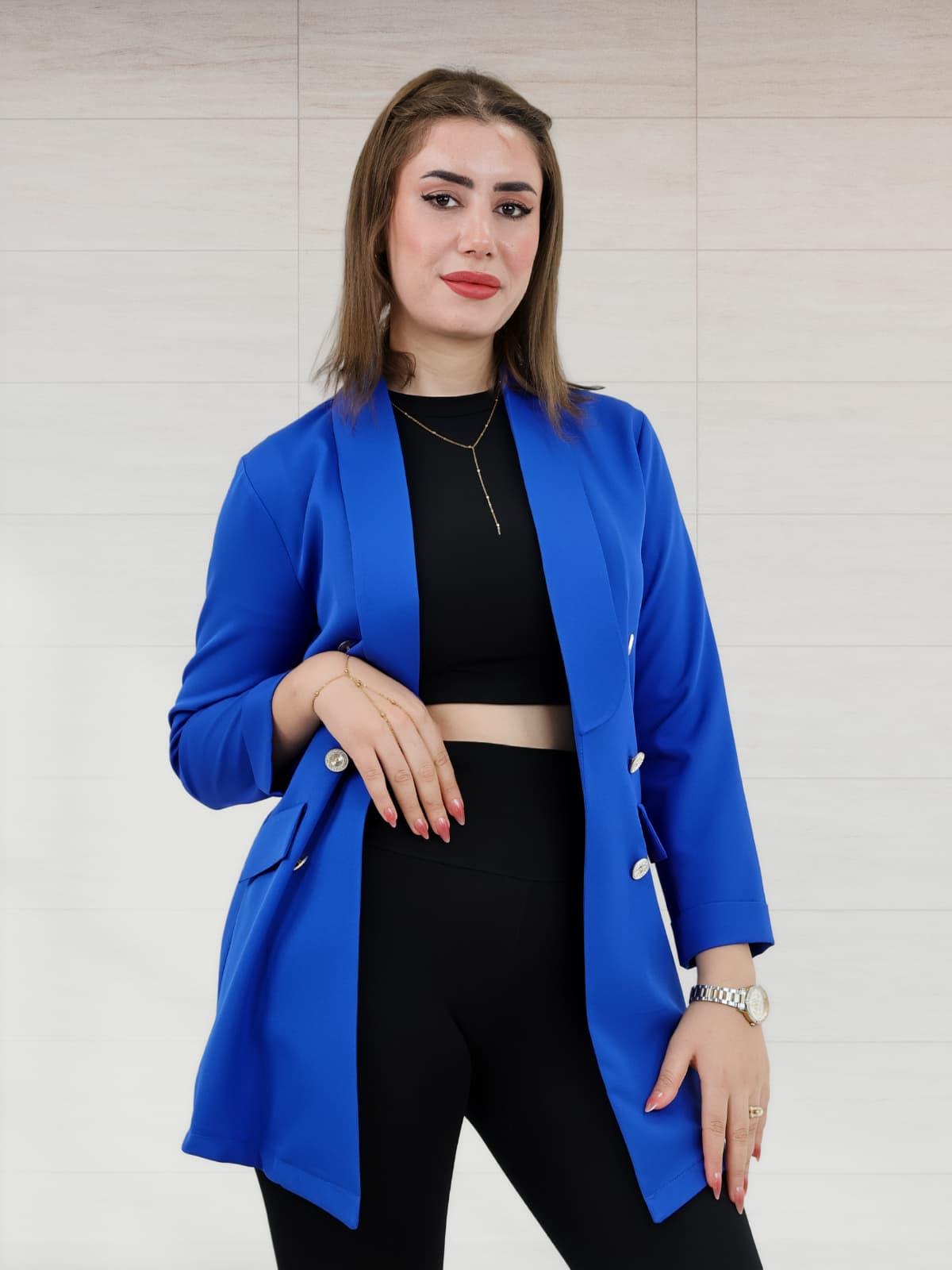 Şal Yaka Blazer Ceket Lacivert