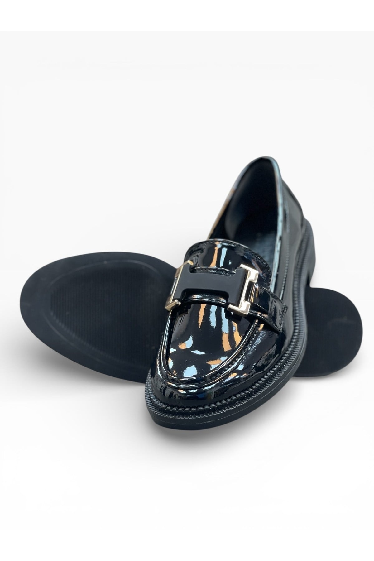 Kadın Loafer Ortopedik Taban Tokalı