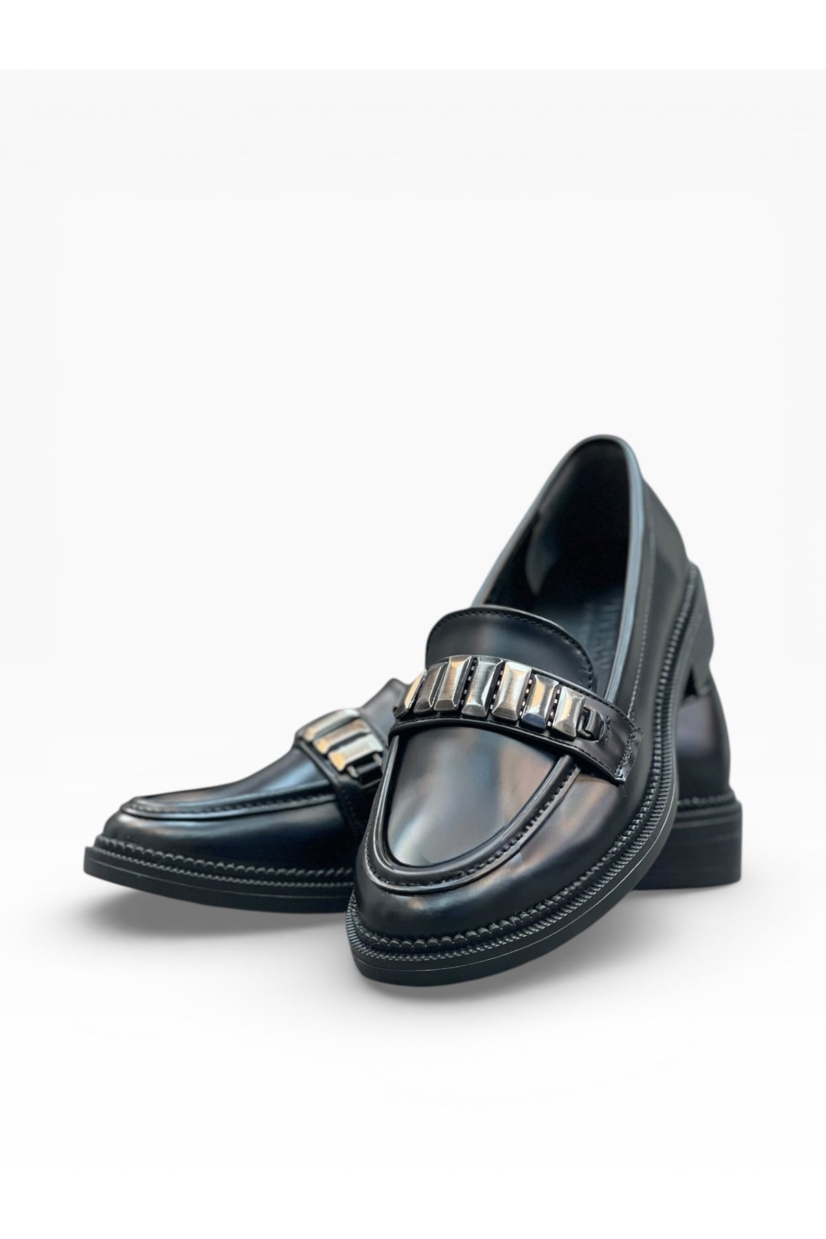 Kadın Loafer Ortopedik Tabanlı Tokalı Makosen