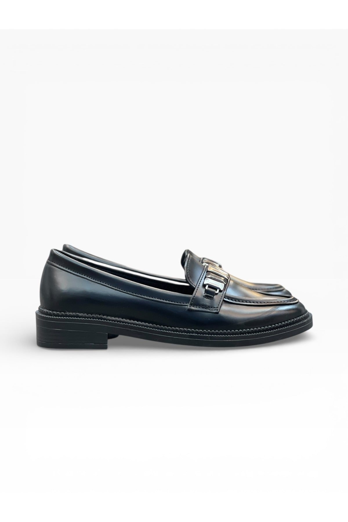 Kadın Loafer Ortopedik Tabanlı Tokalı Makosen