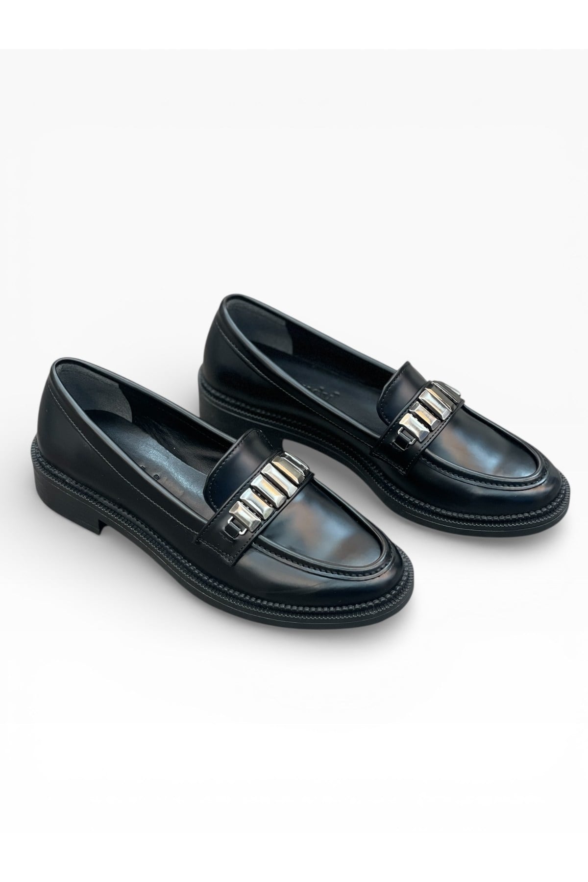 Kadın Loafer Ortopedik Tabanlı Tokalı Makosen
