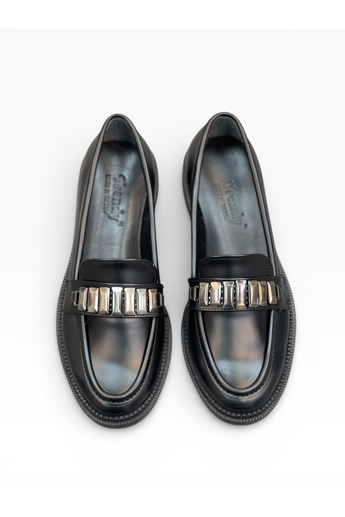 Kadın Loafer Ortopedik Tabanlı Tokalı Makosen