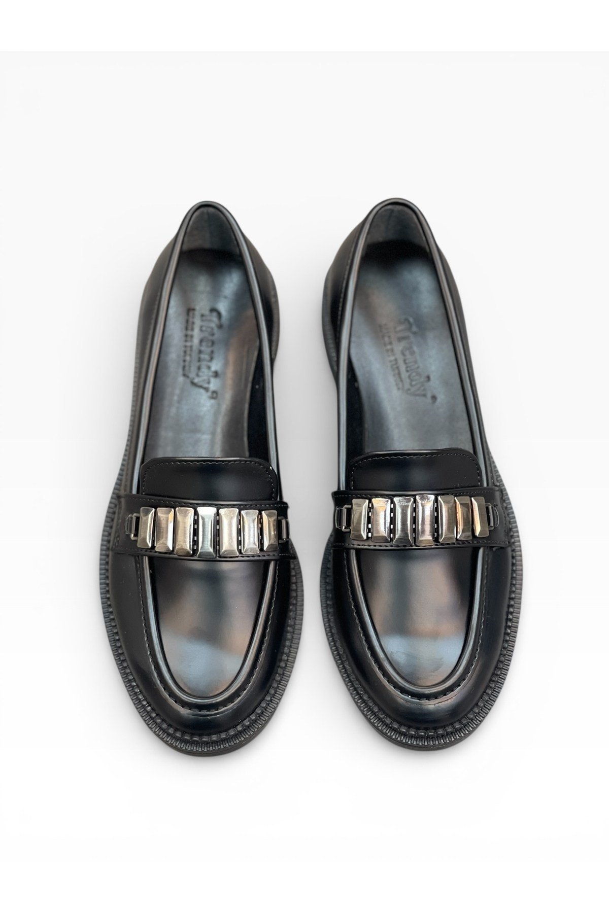 Kadın Loafer Ortopedik Tabanlı Tokalı Makosen