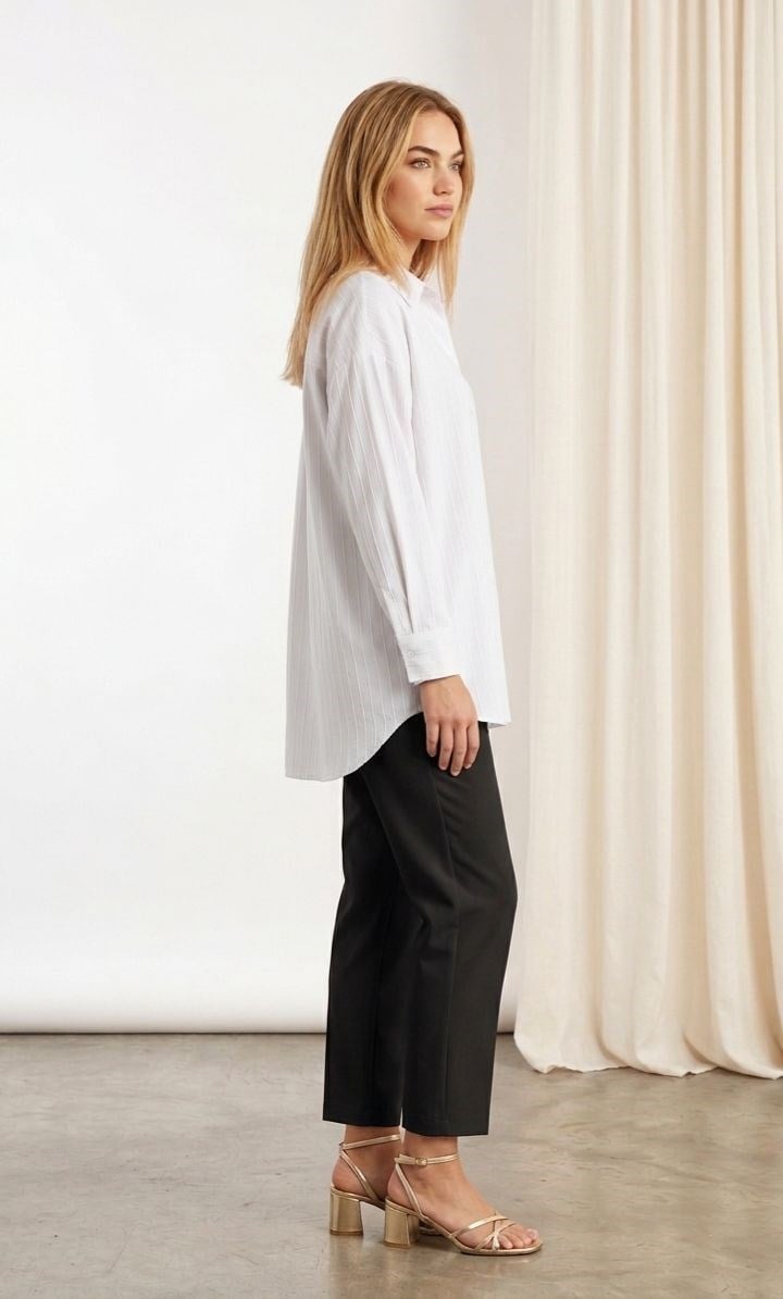 0027268 ÇİZGİLİ BASİC GÖMLEK