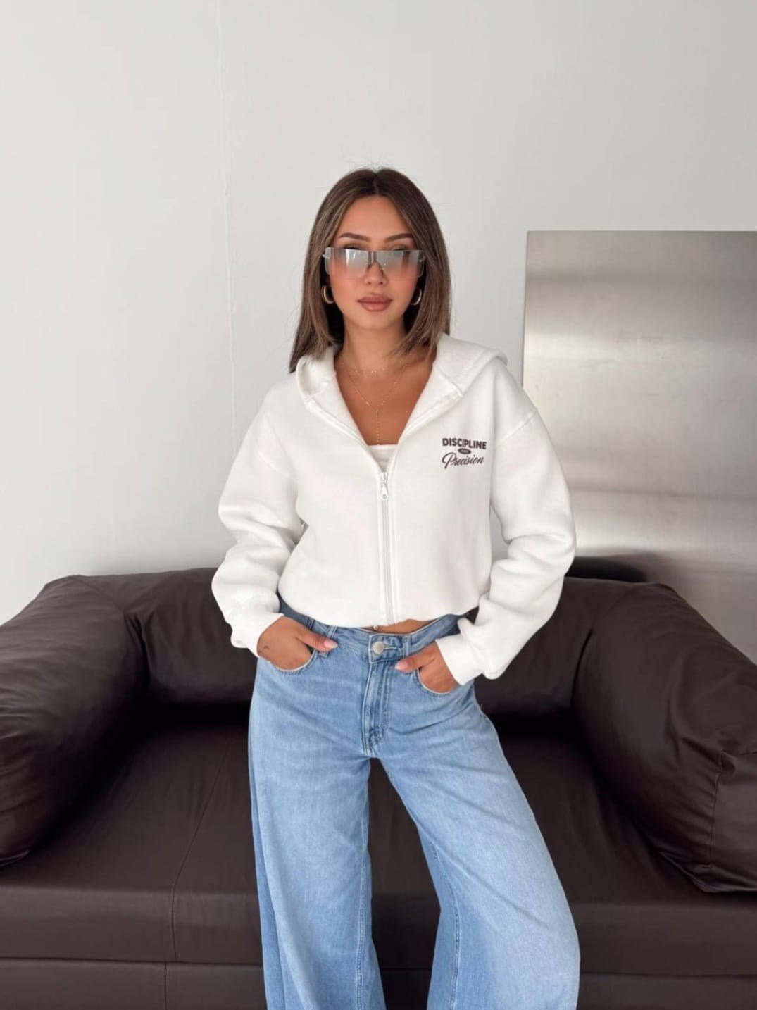 2972 FERMUARLI SWEATSHİRT