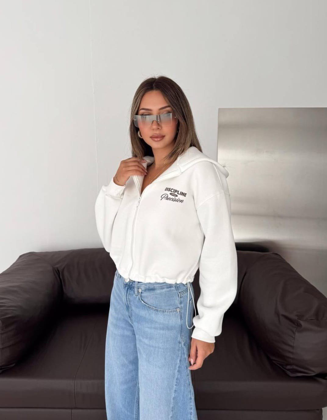 2972 FERMUARLI SWEATSHİRT