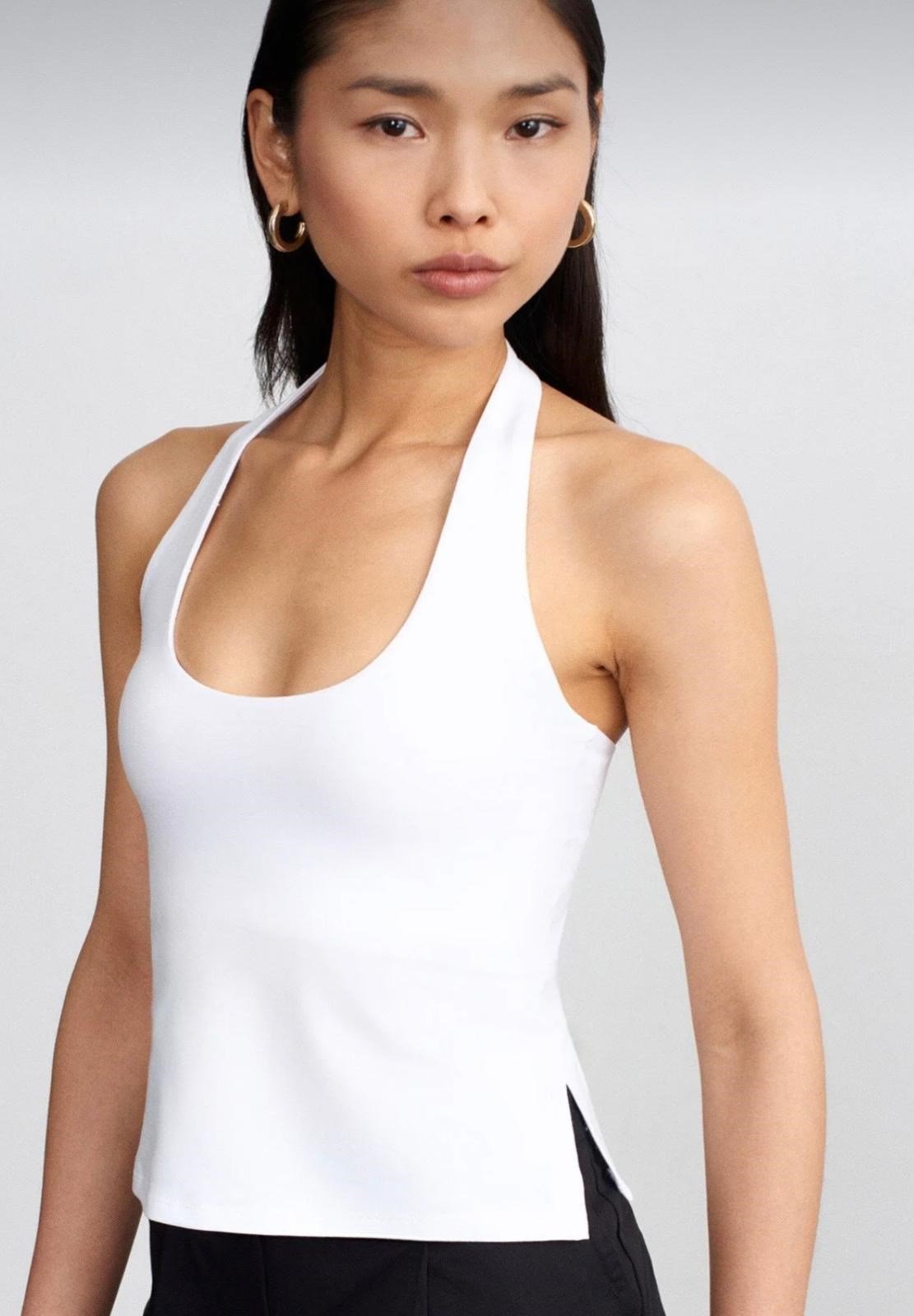 32726 HALTER YAKA TOP