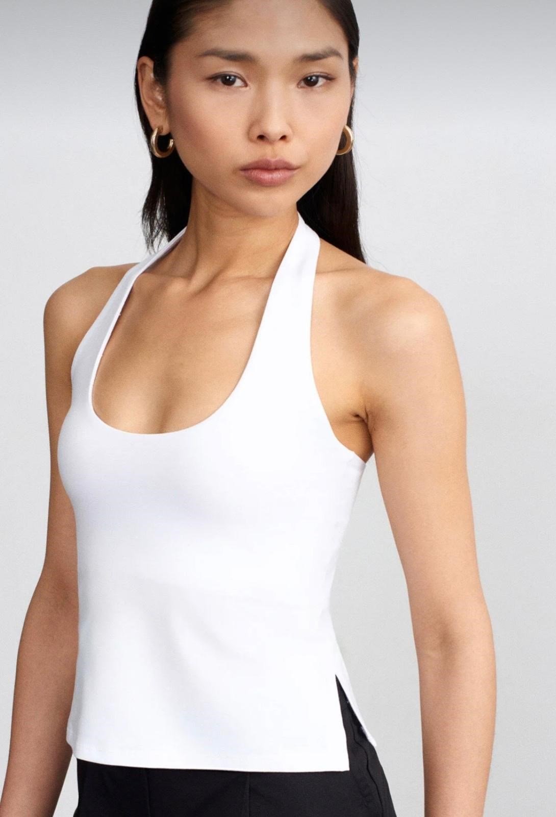 32726 HALTER YAKA TOP