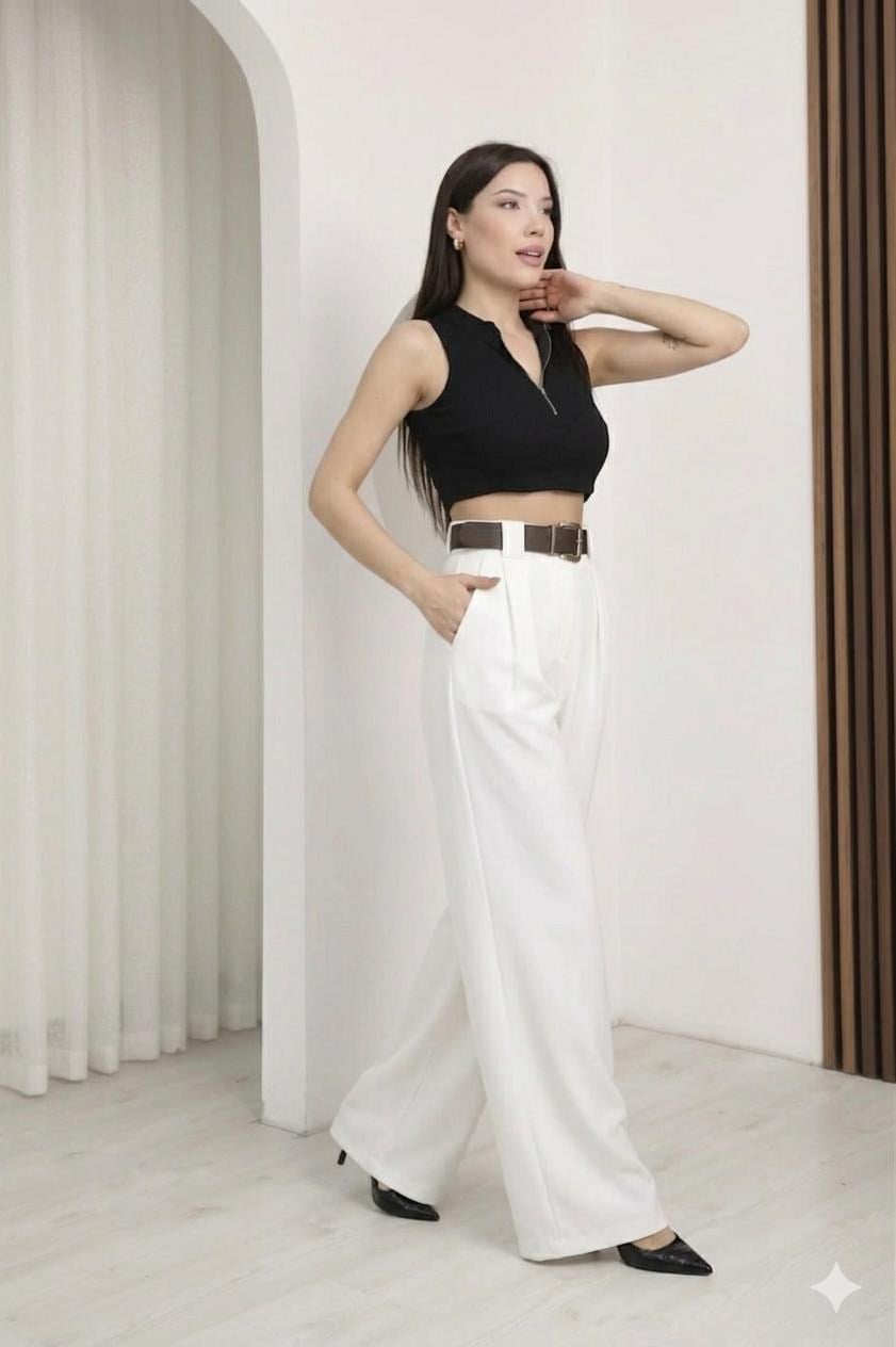 3302 DIOR  KEMERLİ  PALAZZO