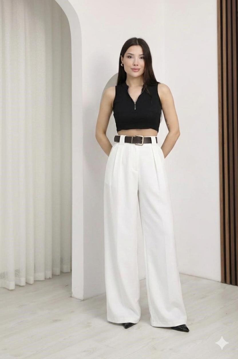 3302 DIOR  KEMERLİ  PALAZZO
