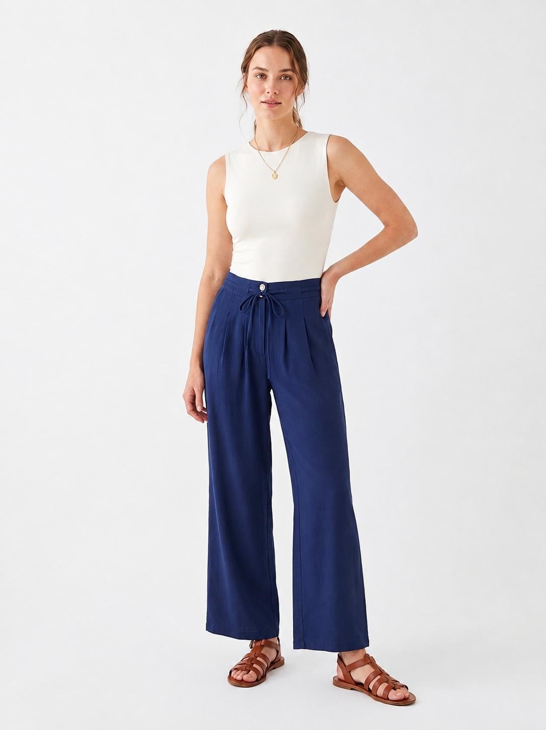 4052 GOLD  DETAY PANTOLON