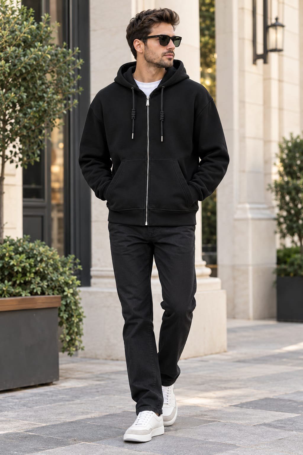 5040 PANDA OVERSIZE KAPUSONLU HIRKA PREMIUM 
