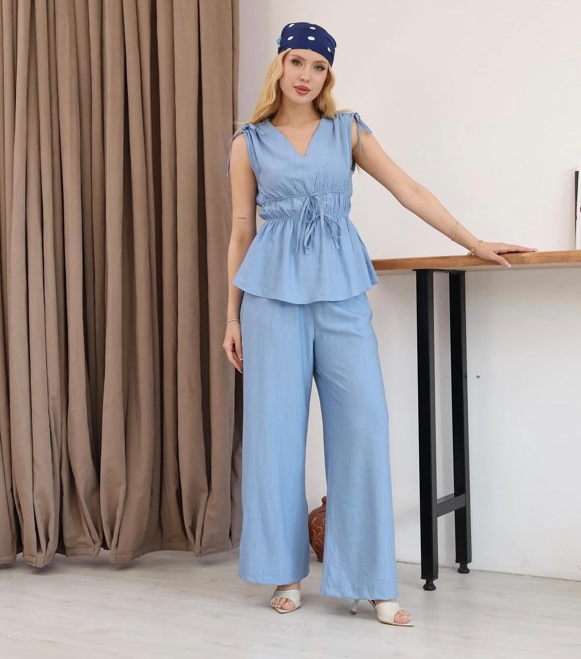 9345 BLUZ PANTOLON TAKIM