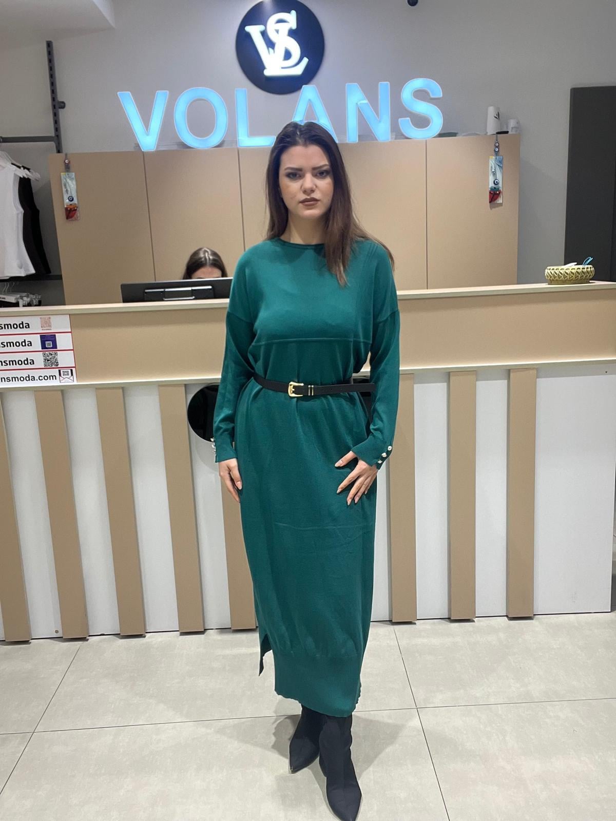 Düğme Çakımlı Triko