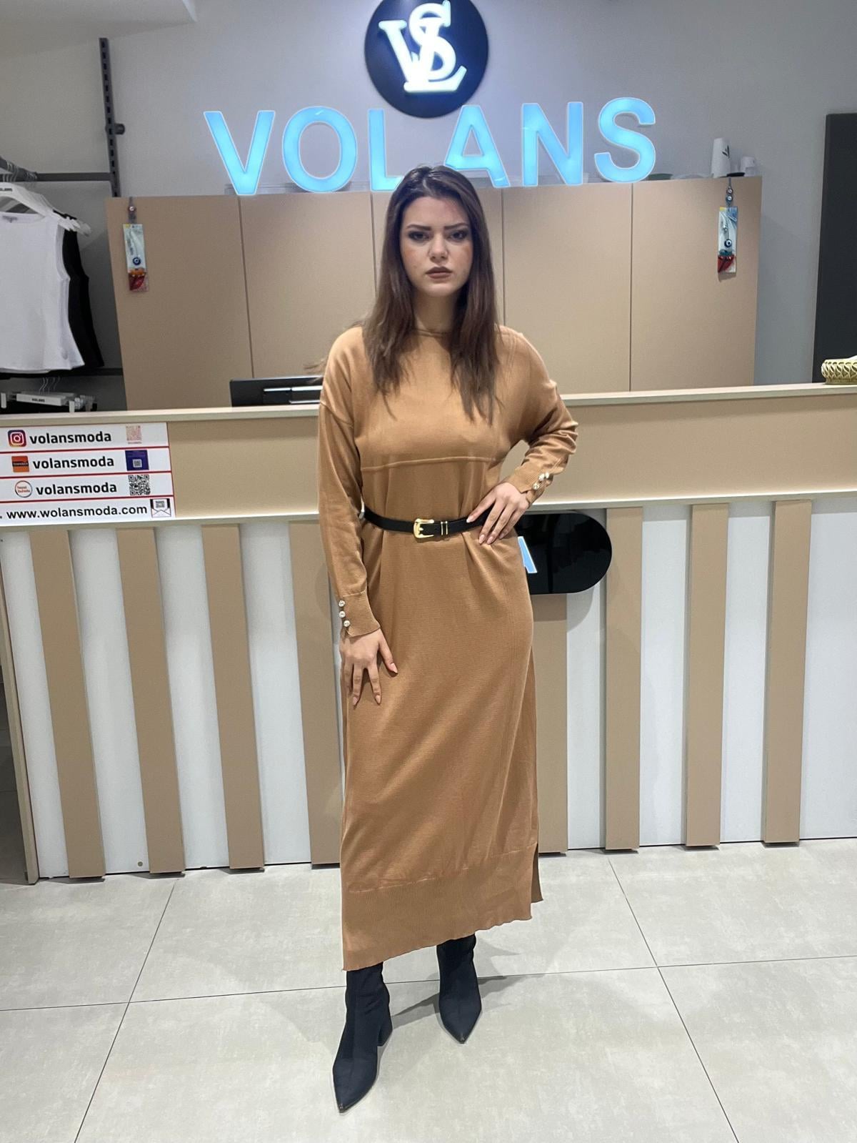 Düğme Çakımlı Triko