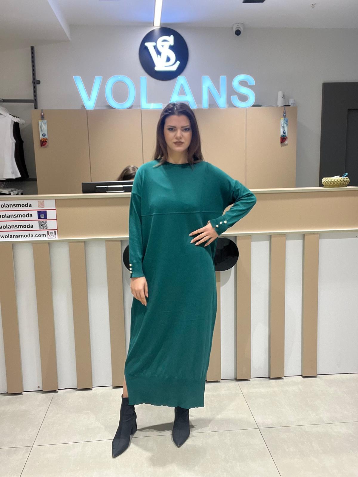 Düğme Çakımlı Triko
