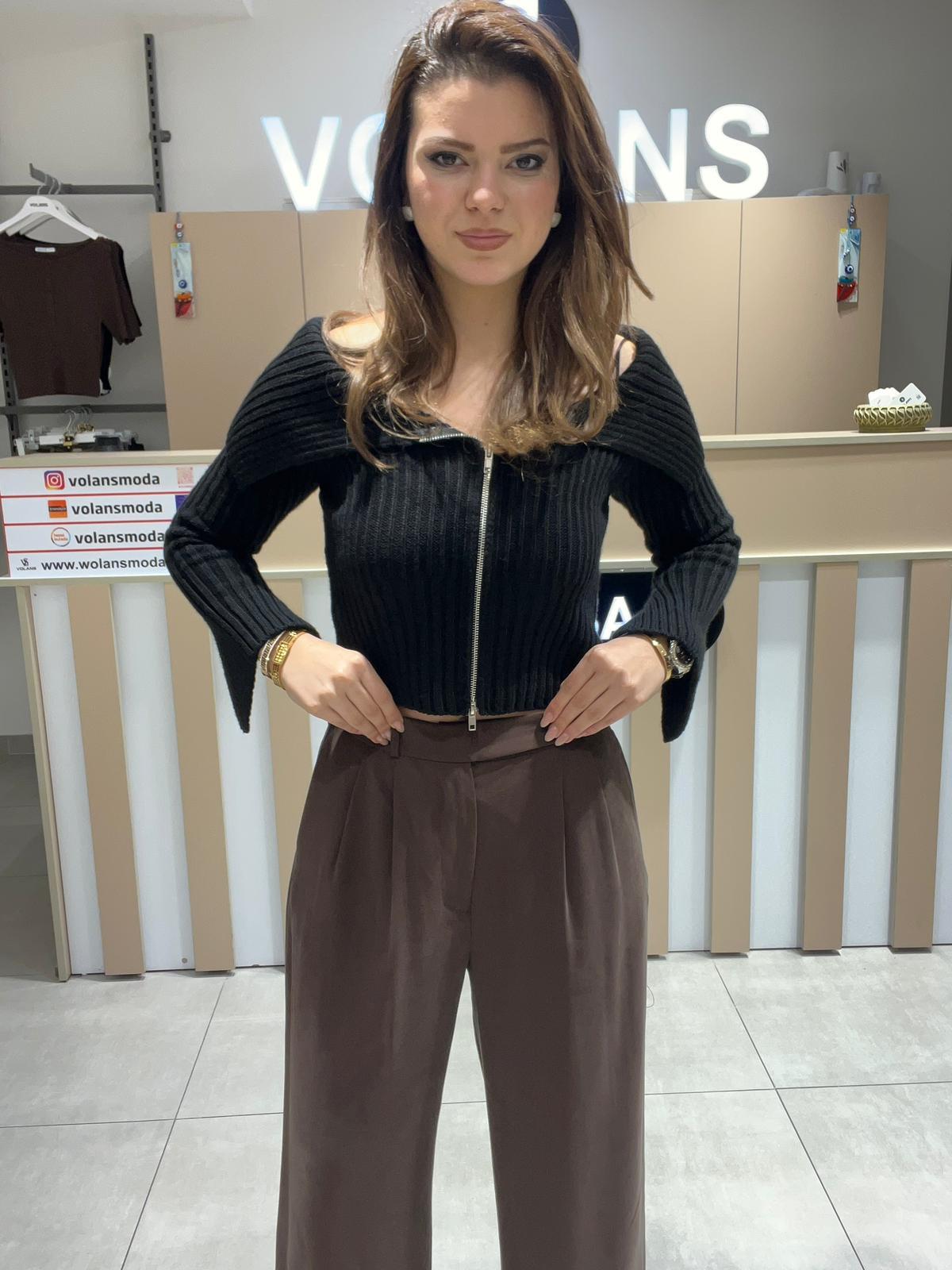 Geniş Pileli Pantolon
