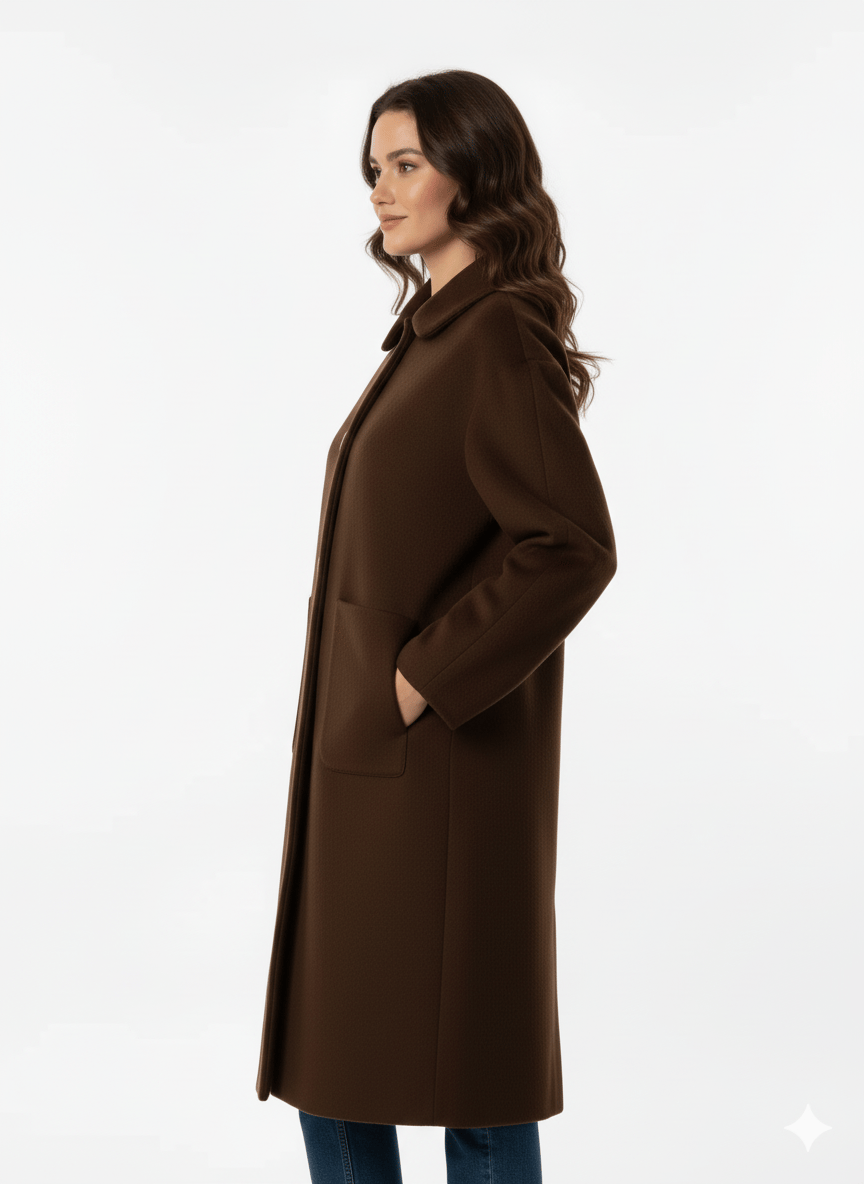 İkol Torba Cep Oversize Kaban